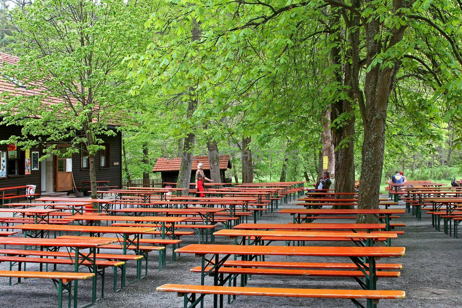Beer garden