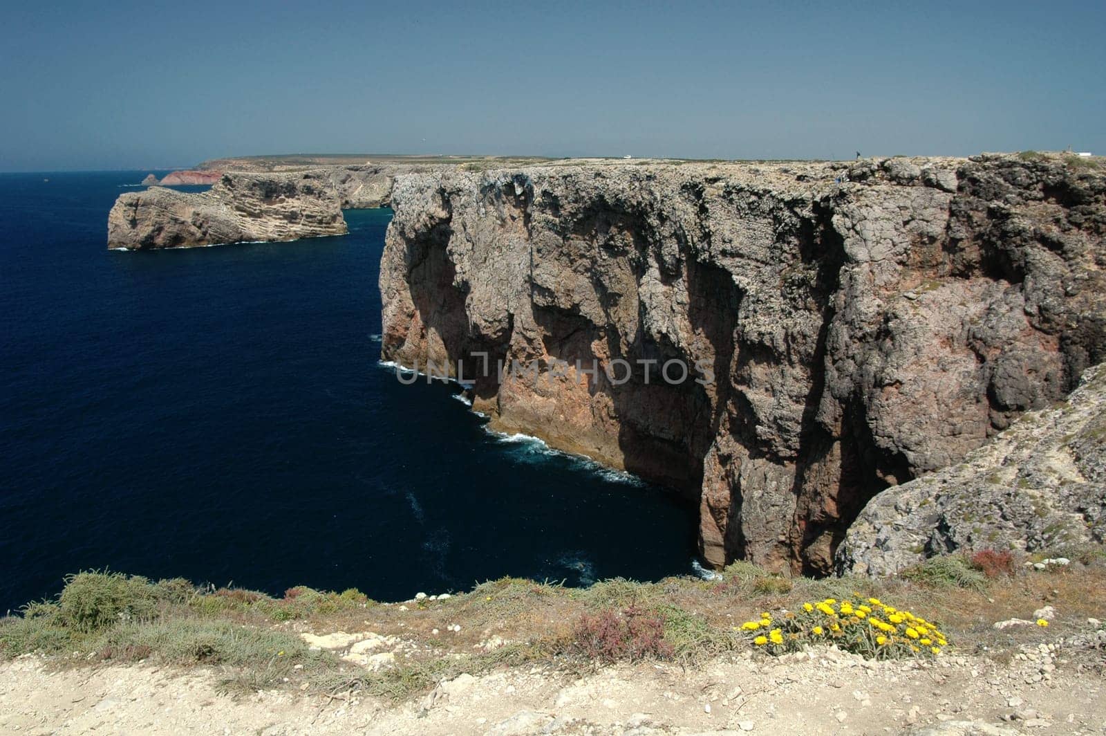 Steep coast