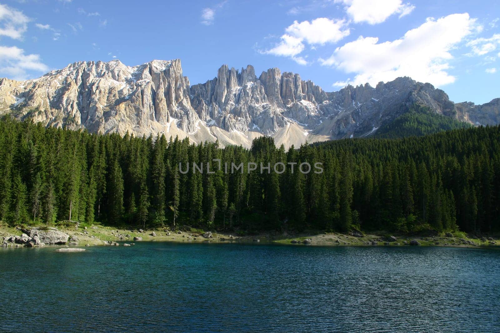 The first photo from the series of the Dolomites June 2005 at Lake Carezza in Nova Levante.