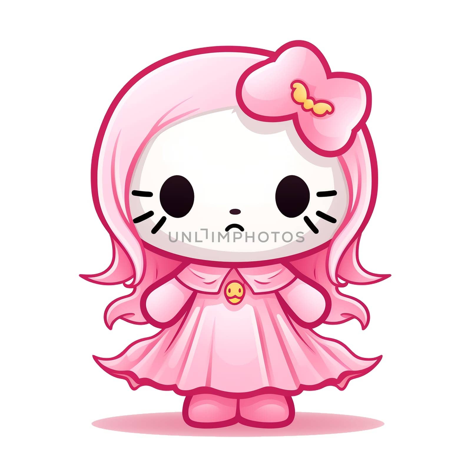 Halloween Spooky Hello Kitty. AI Generated. by AndreyKENO