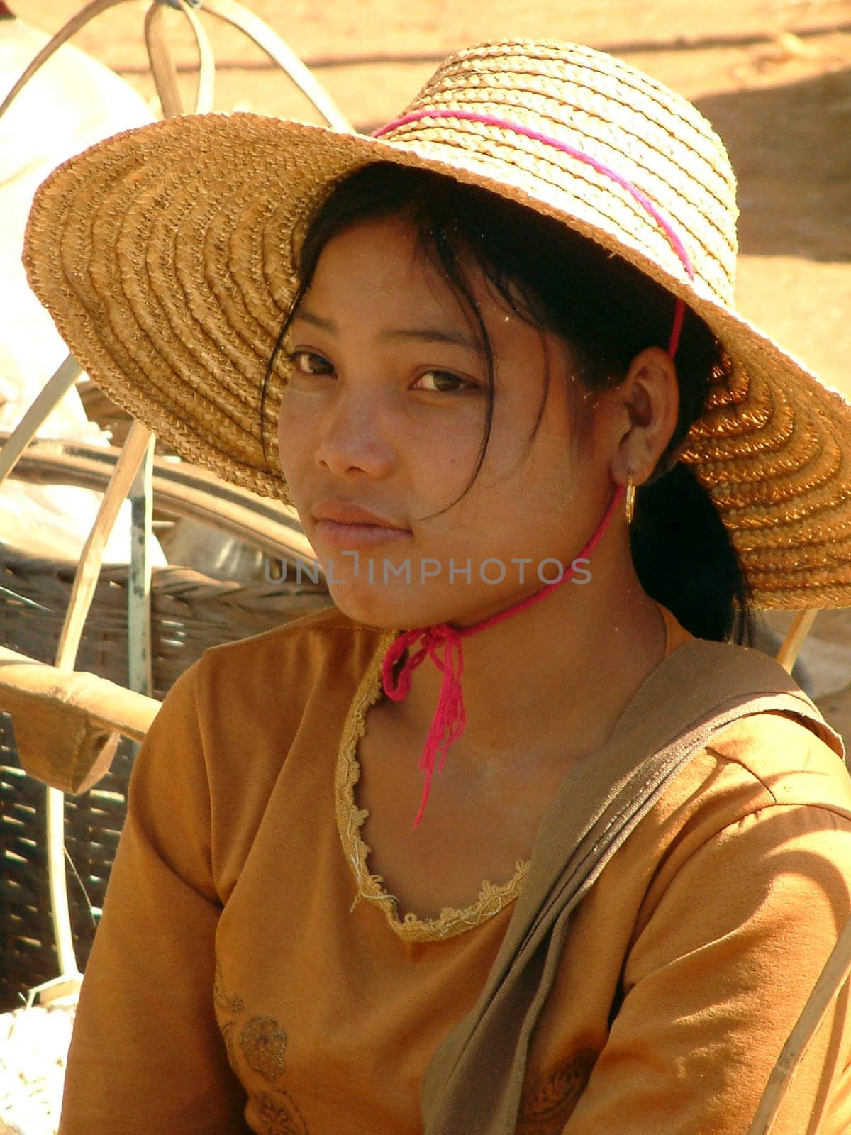 at a market on Inle Lake