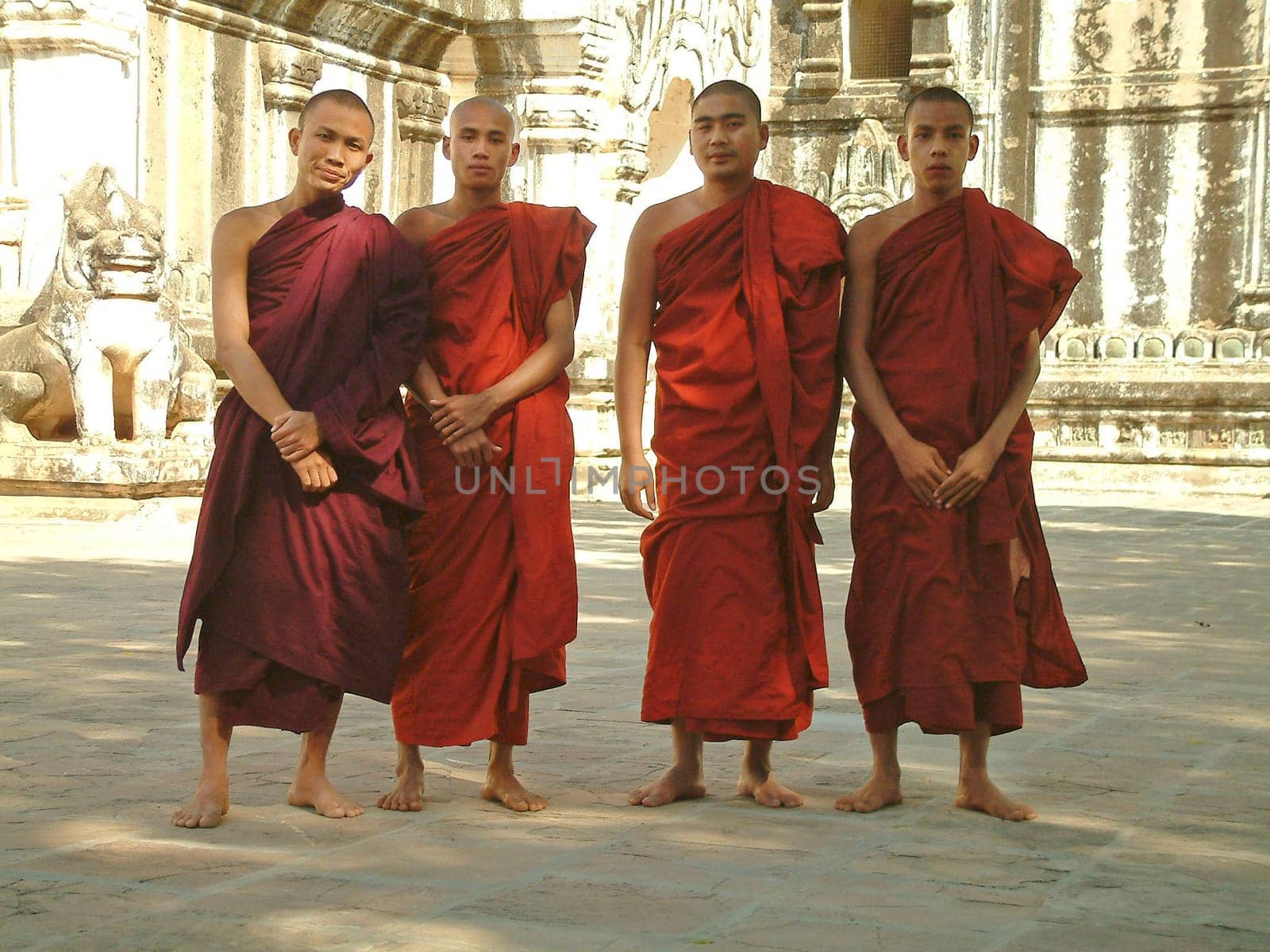 Monks in Bagan