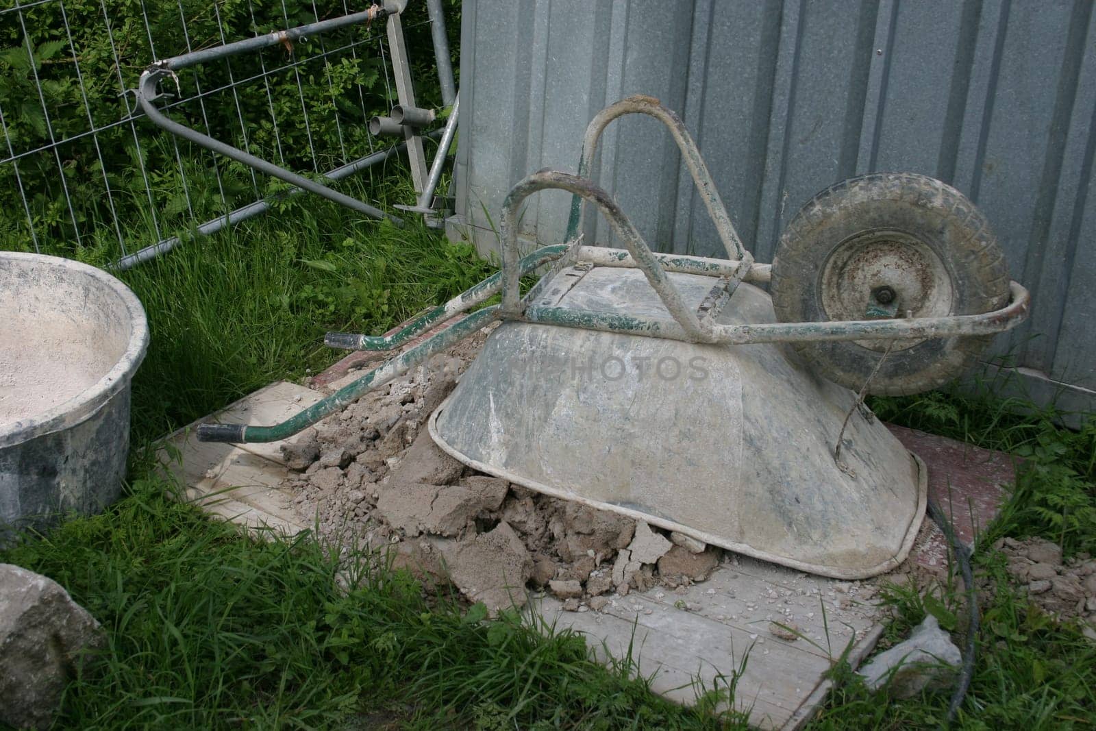 Construction site still life