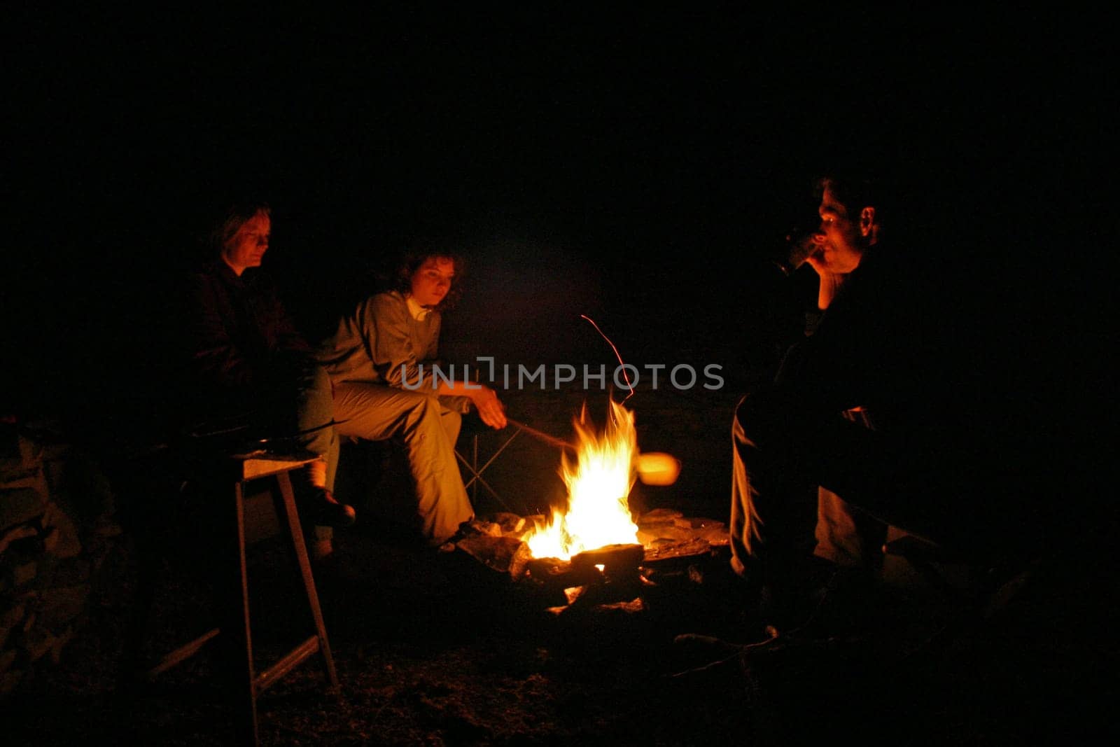 around the campfire