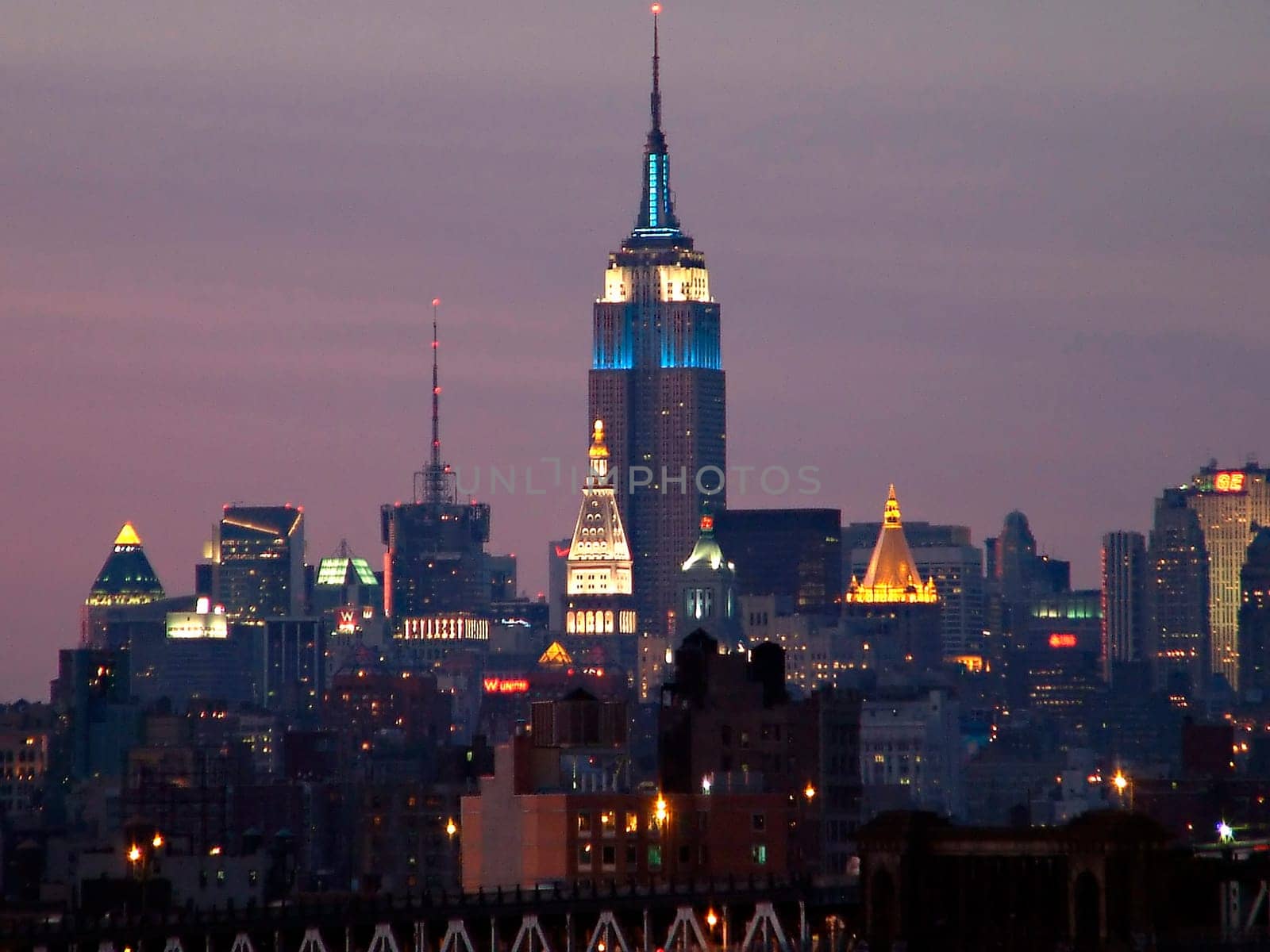 Manhattan at night