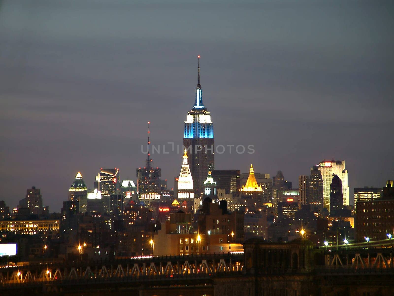 Manhattan at night