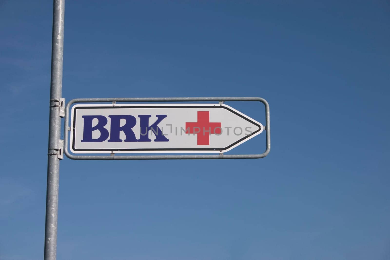 Sign for the Bavarian Red Cross
