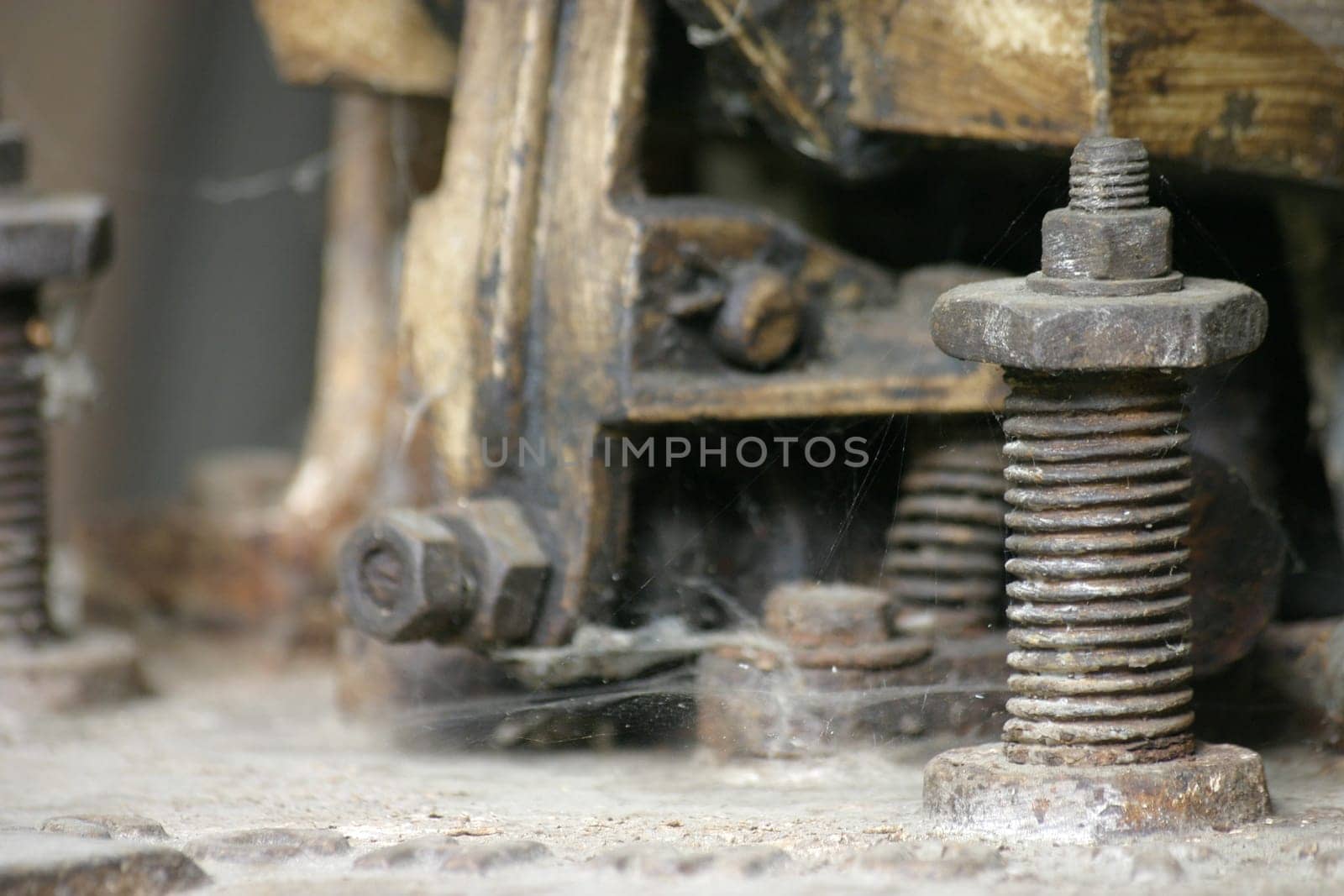 rusted machine