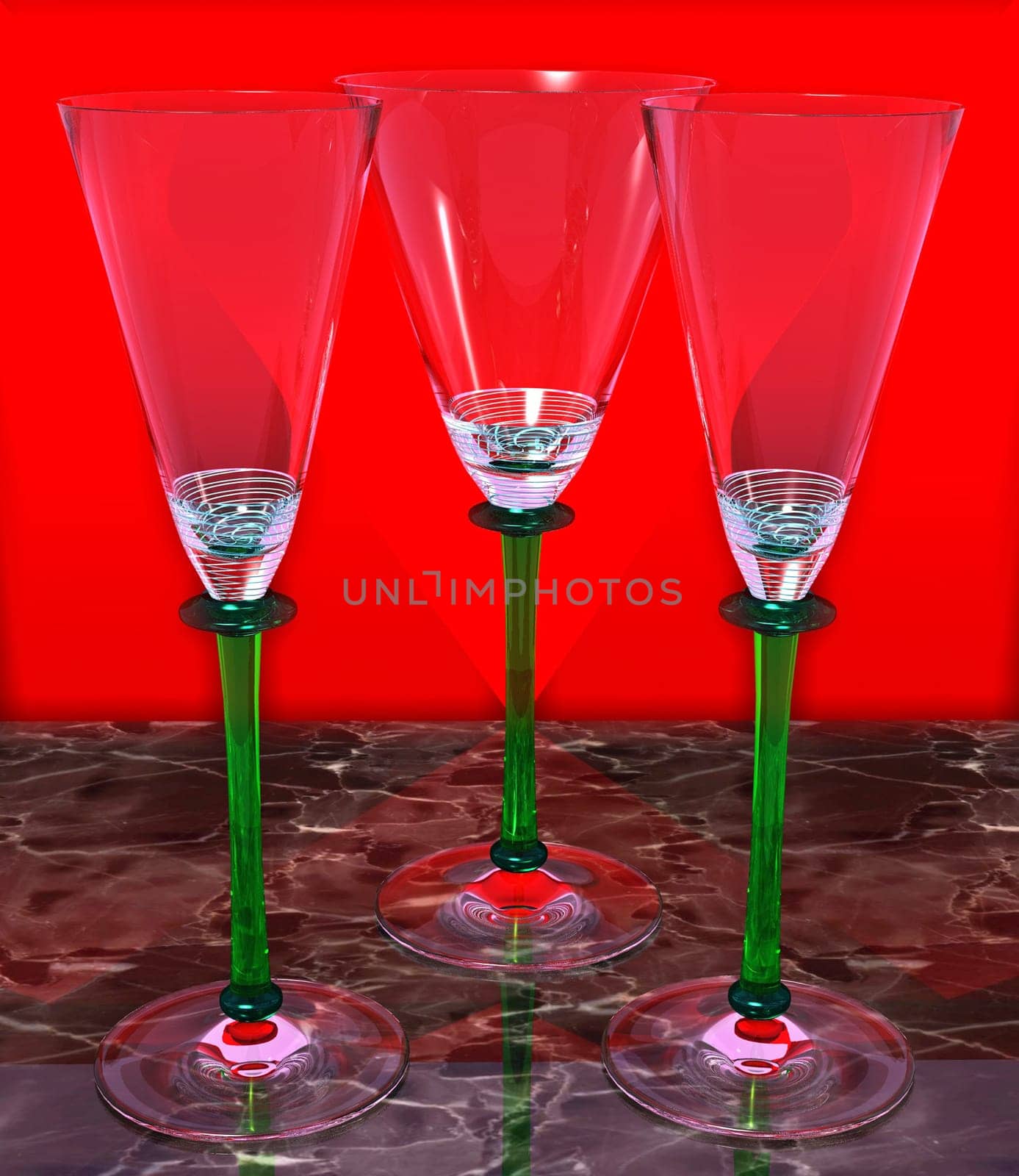 Cocktail glasses