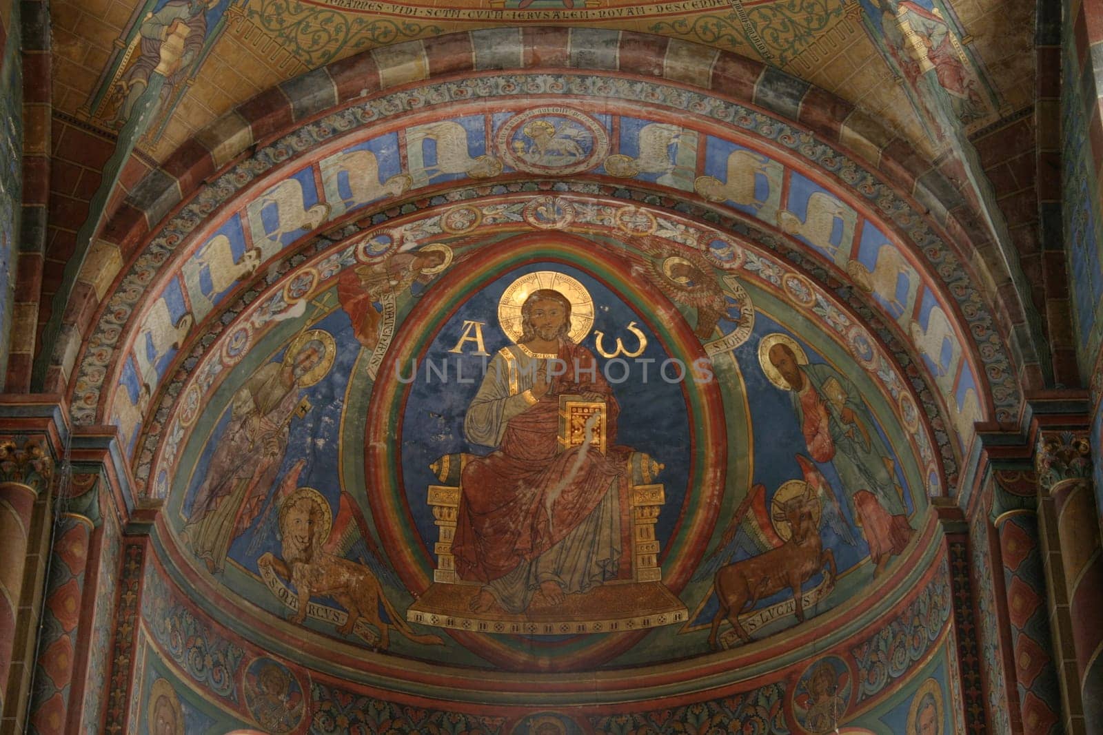 Painting in the apse of the imperial cathedral at Königslutter