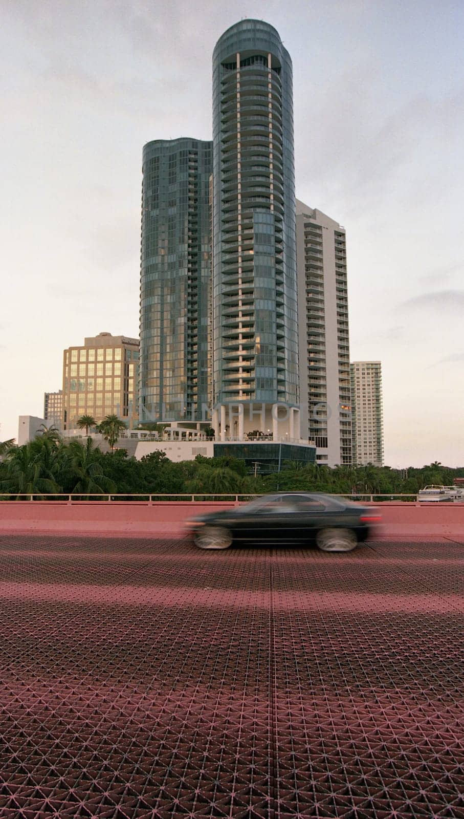 ... caught on a drawbridge in Fort Lauderdale,Florida...