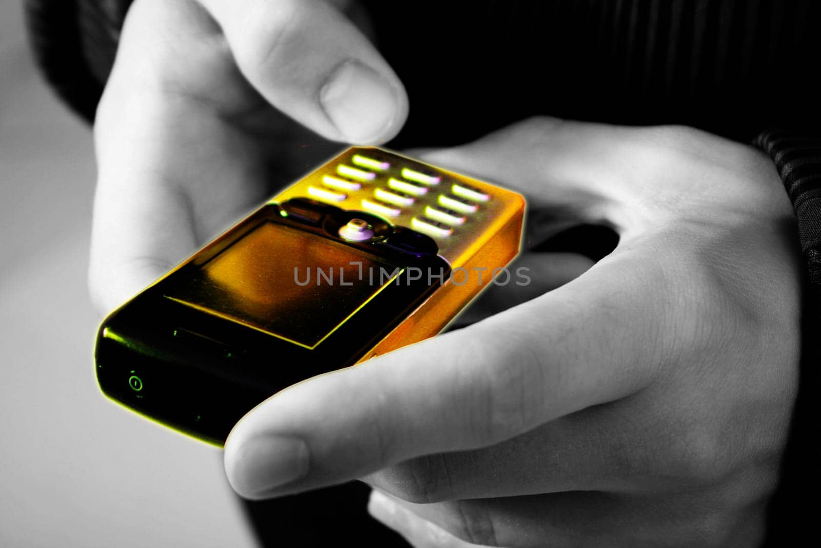 Mobile phone in hand