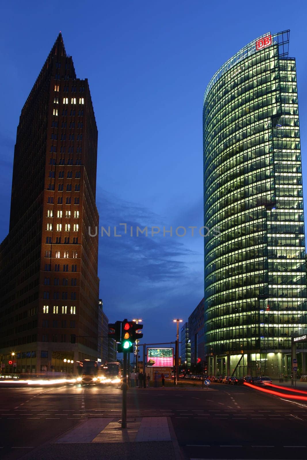 High-rise buildings Potsdamer Platz
