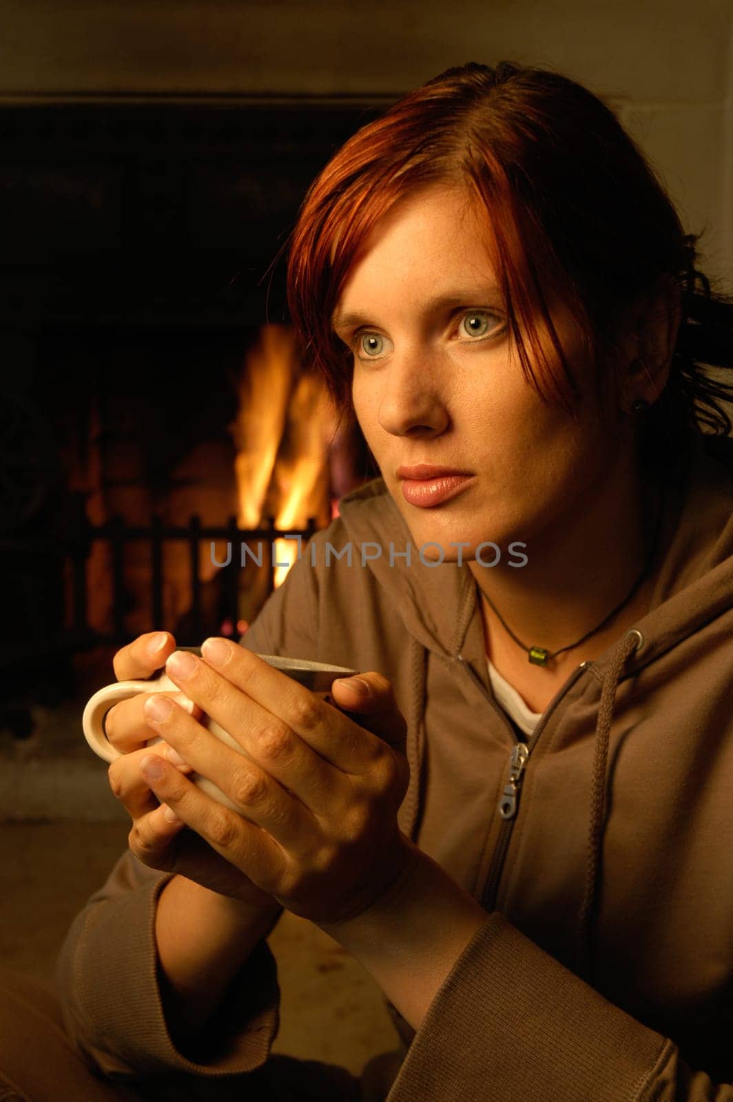 Woman with tea