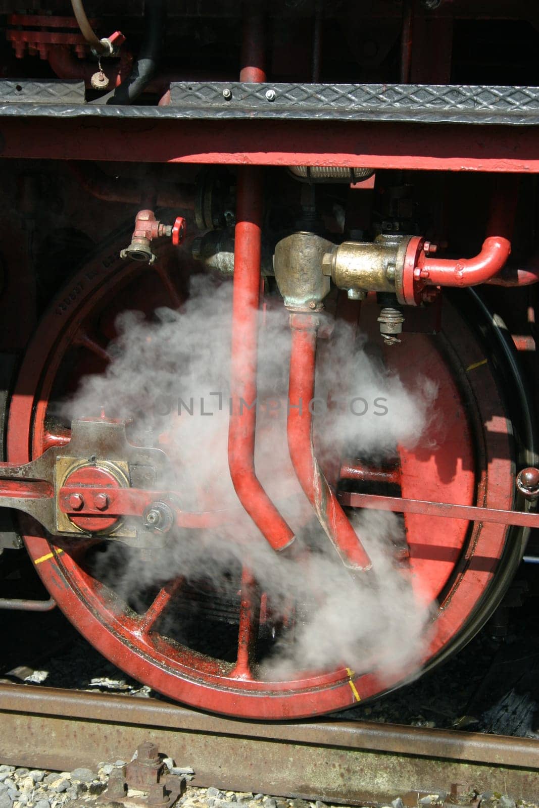 Under steam