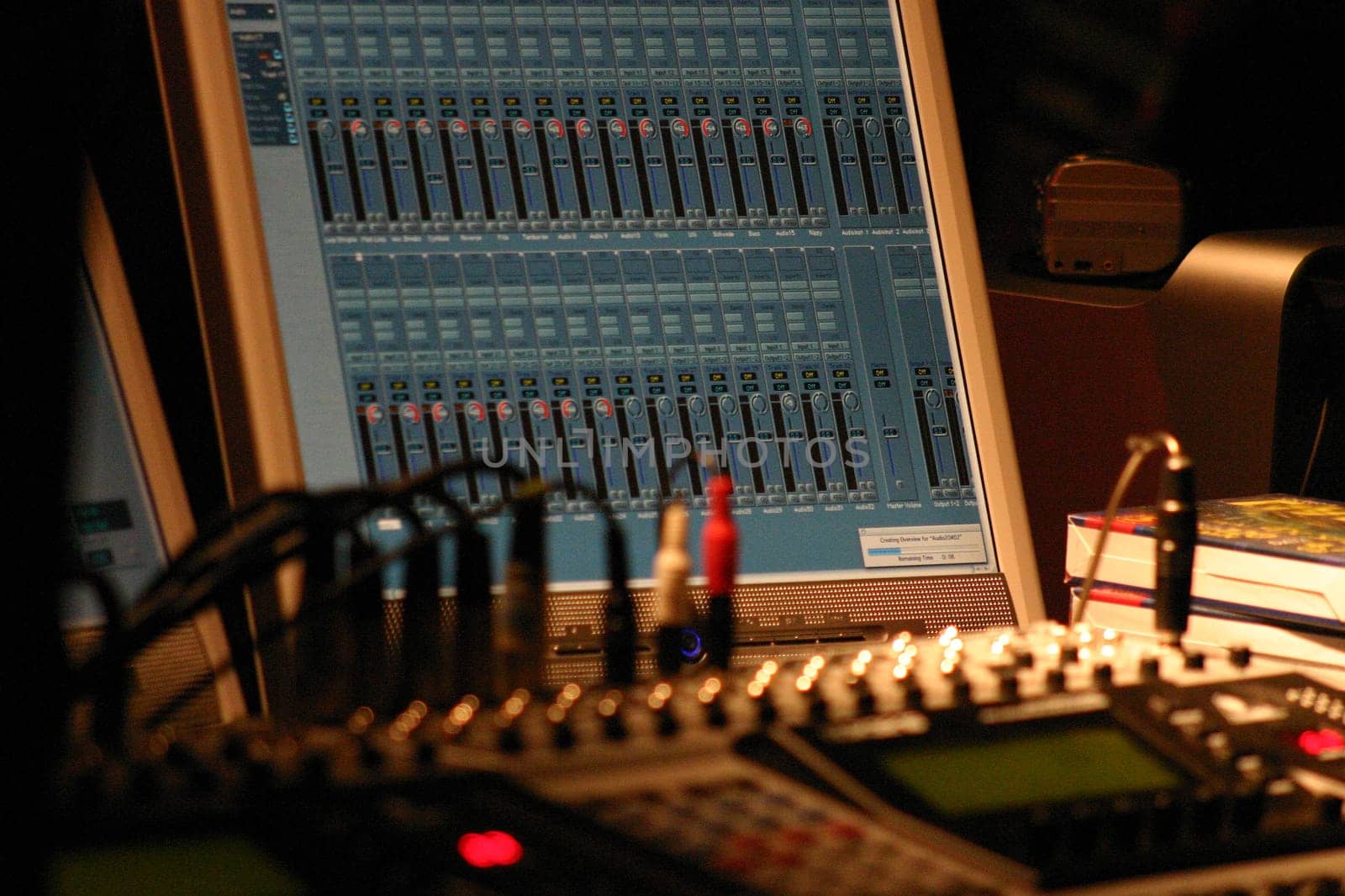 Mixing console
