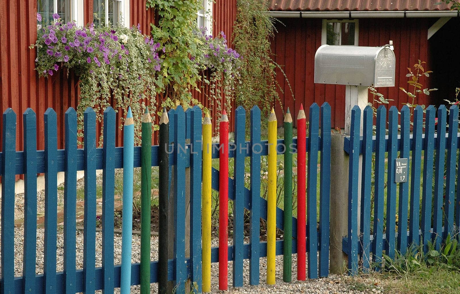 Seen at a garden fence on Rügen