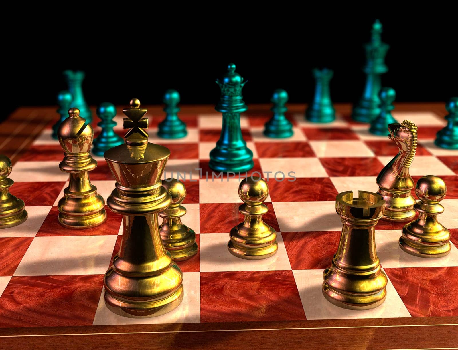 Not a photo but a 3D rendering with subsequent editing via depth map!