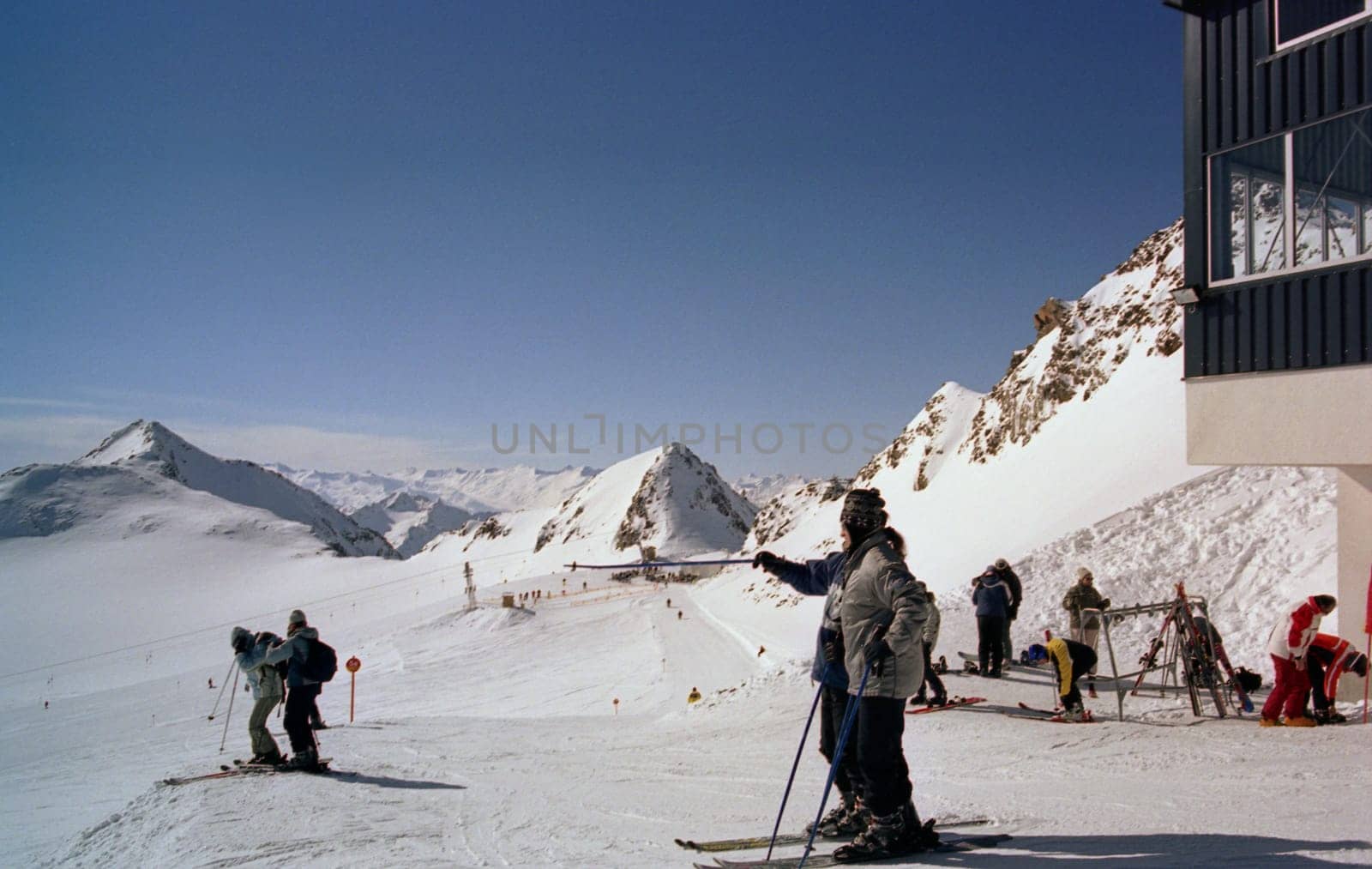 ... on the Stubai Glacier