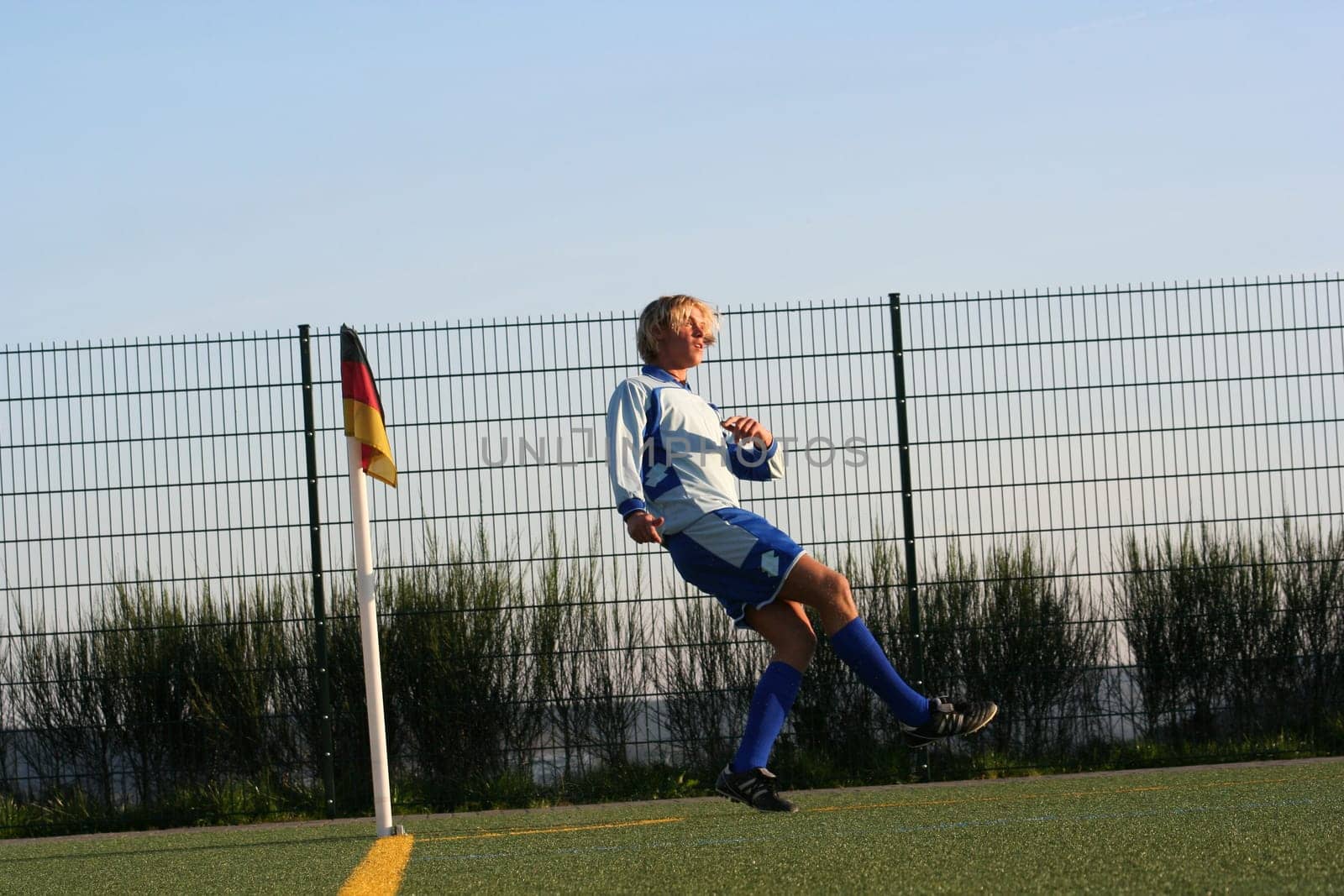 Photo in the series of shots  "Football photos autumn 2005"""