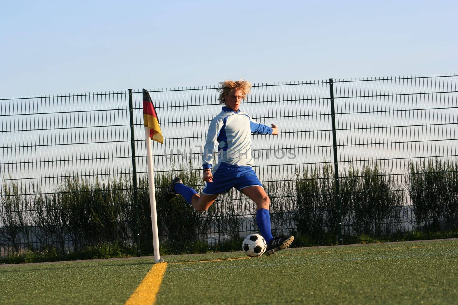 Photo in the series of shots  "Football photos autumn 2005"""