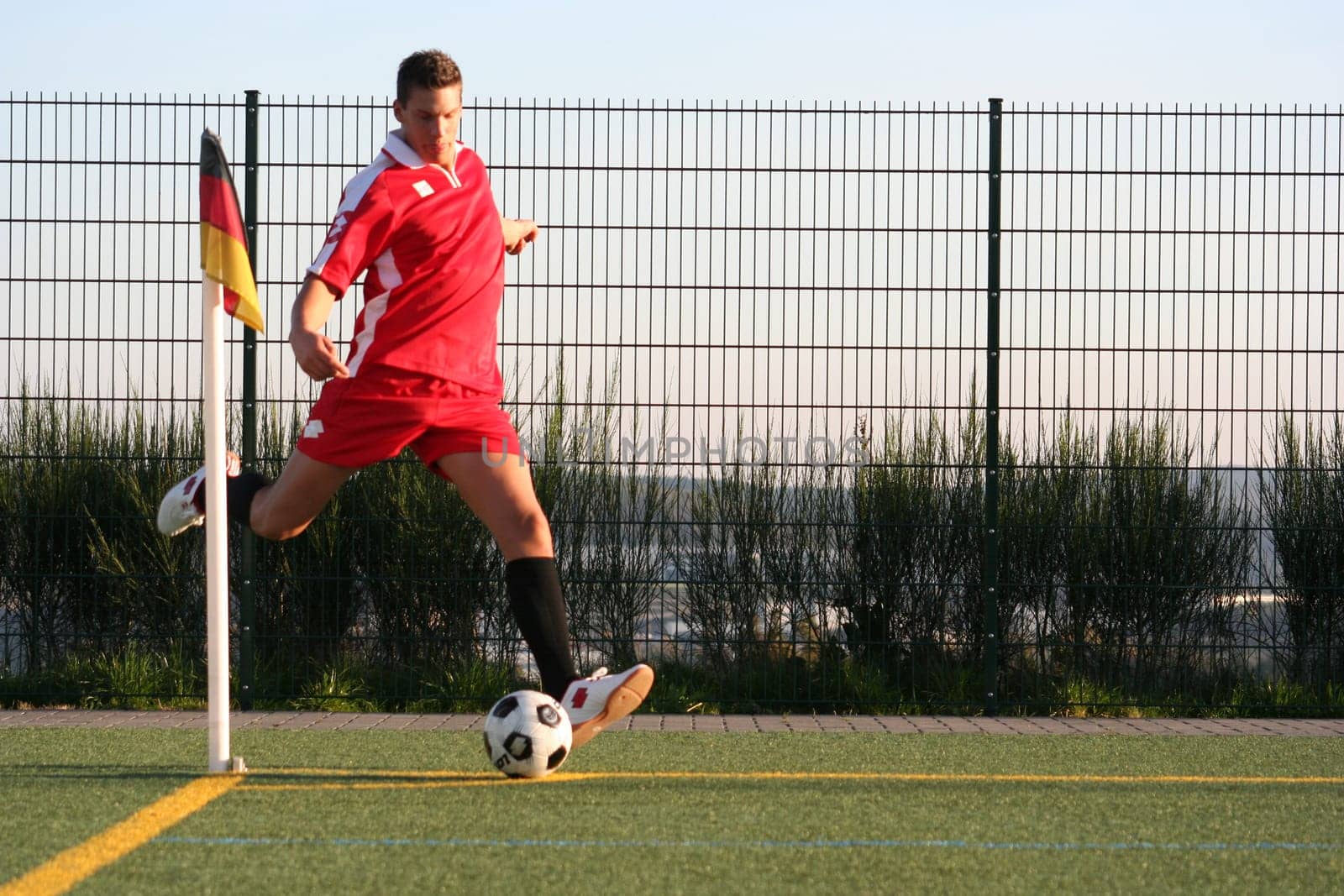 Photo in the series of shots  "Football photos autumn 2005"""