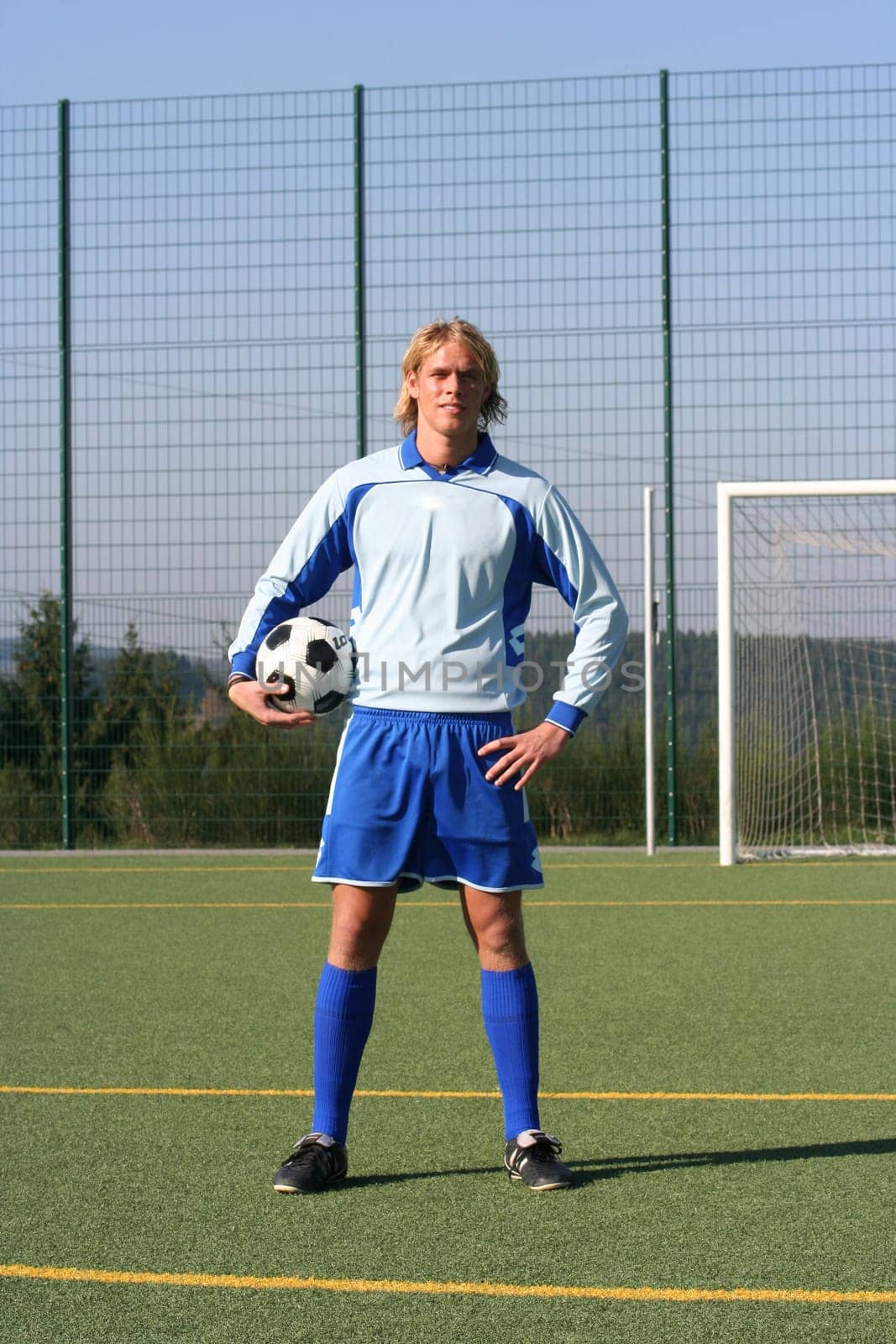 Photo in the series of shots  "Football photos autumn 2005"""