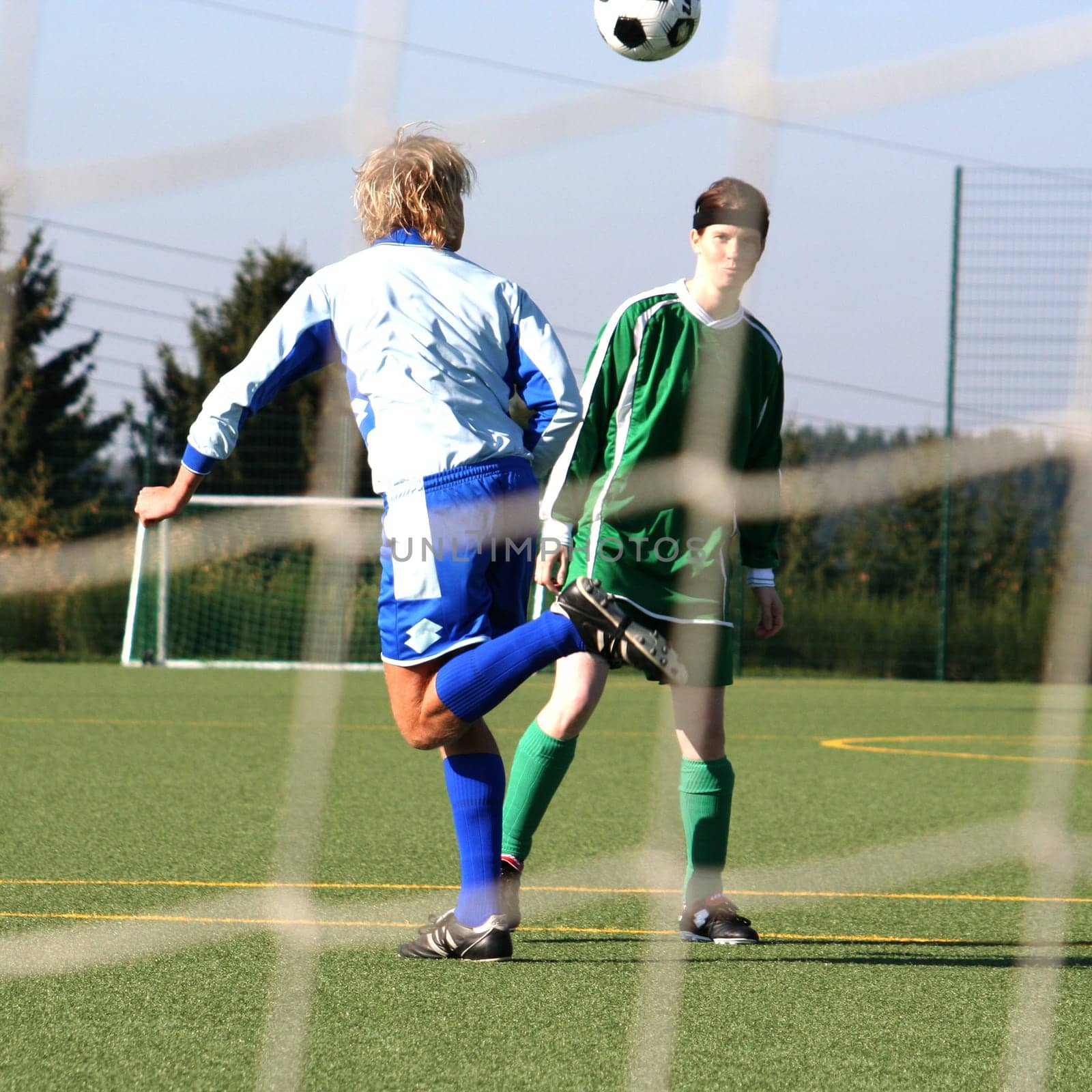 Photo in the series of shots "Football photos autumn 2005"""