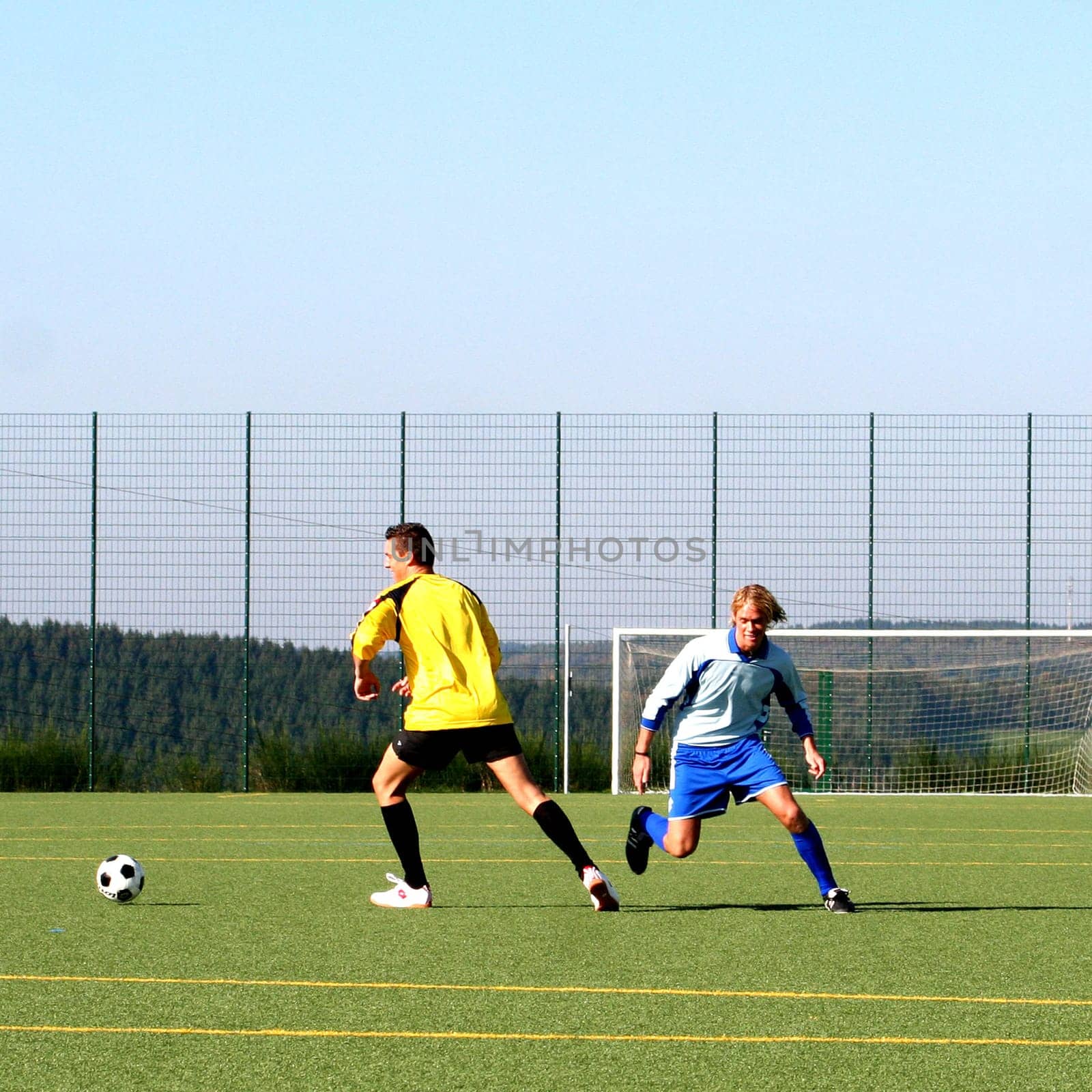 Photo in the series of shots "Football photos autumn 2005"""