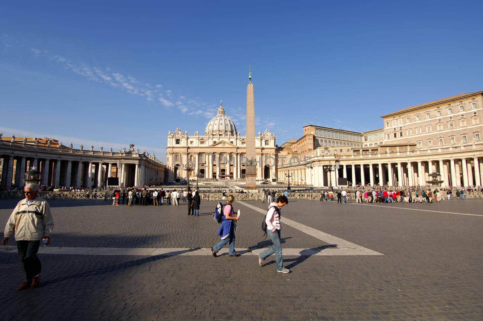 St. Peter's Square,St. Peter's Basilica,Vatican,Egyptian Obelisk,Rome,Italy Kev