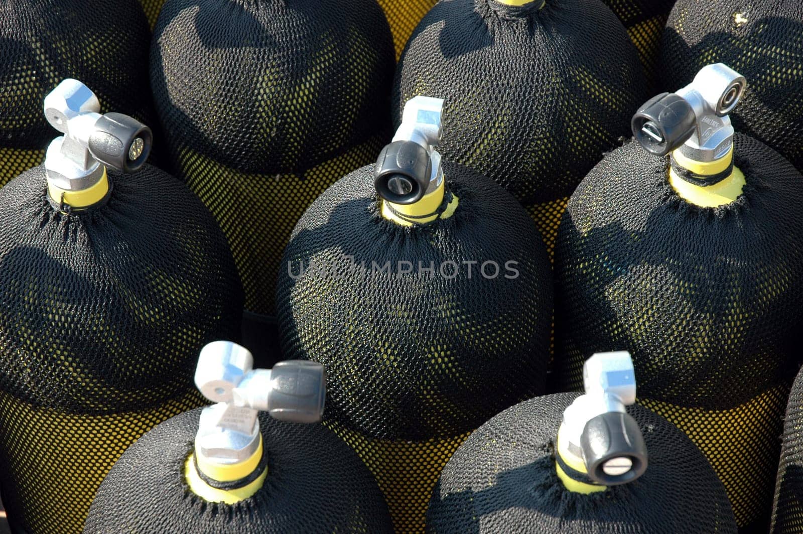 Compressed air cylinders