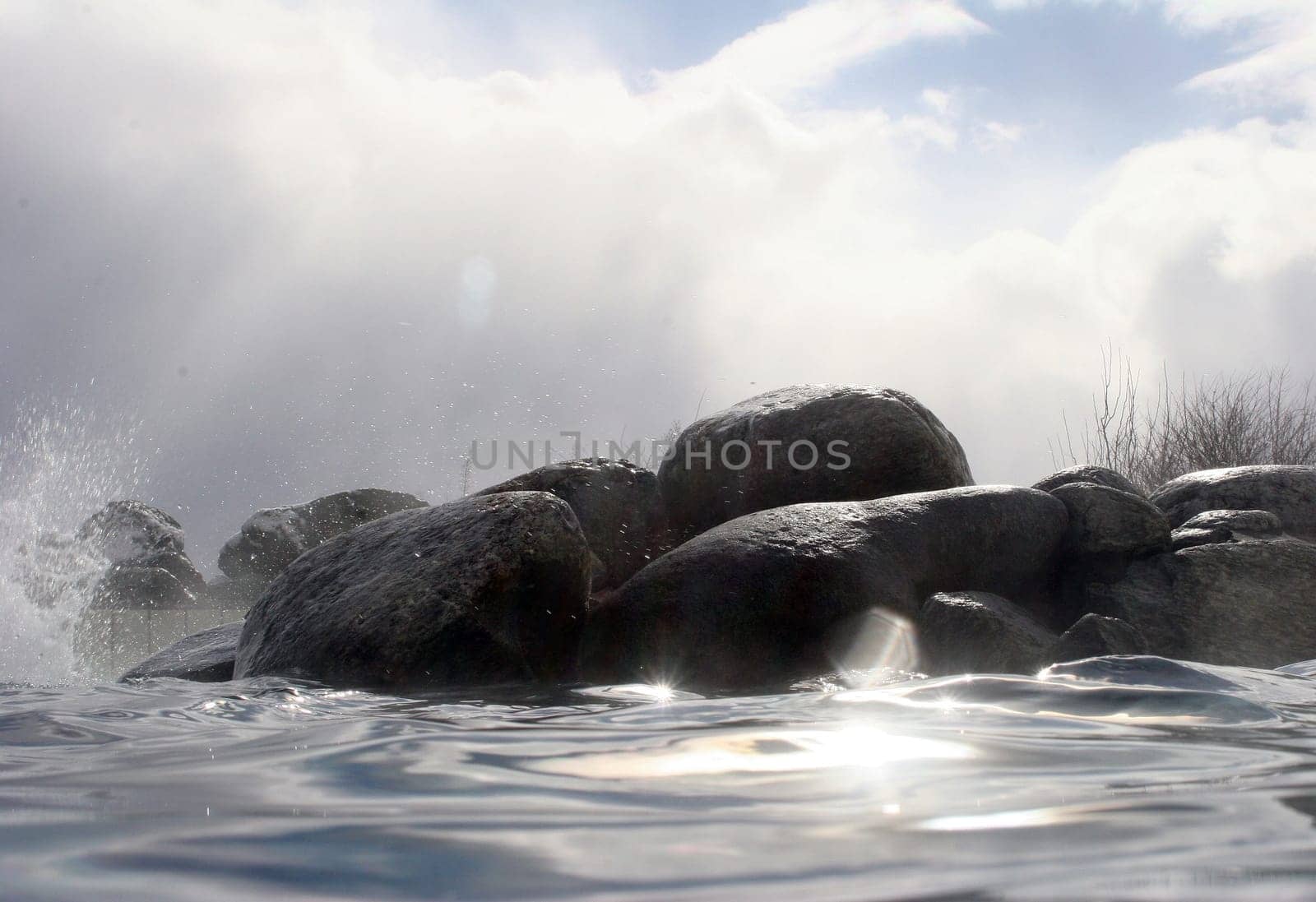 Stones in the water