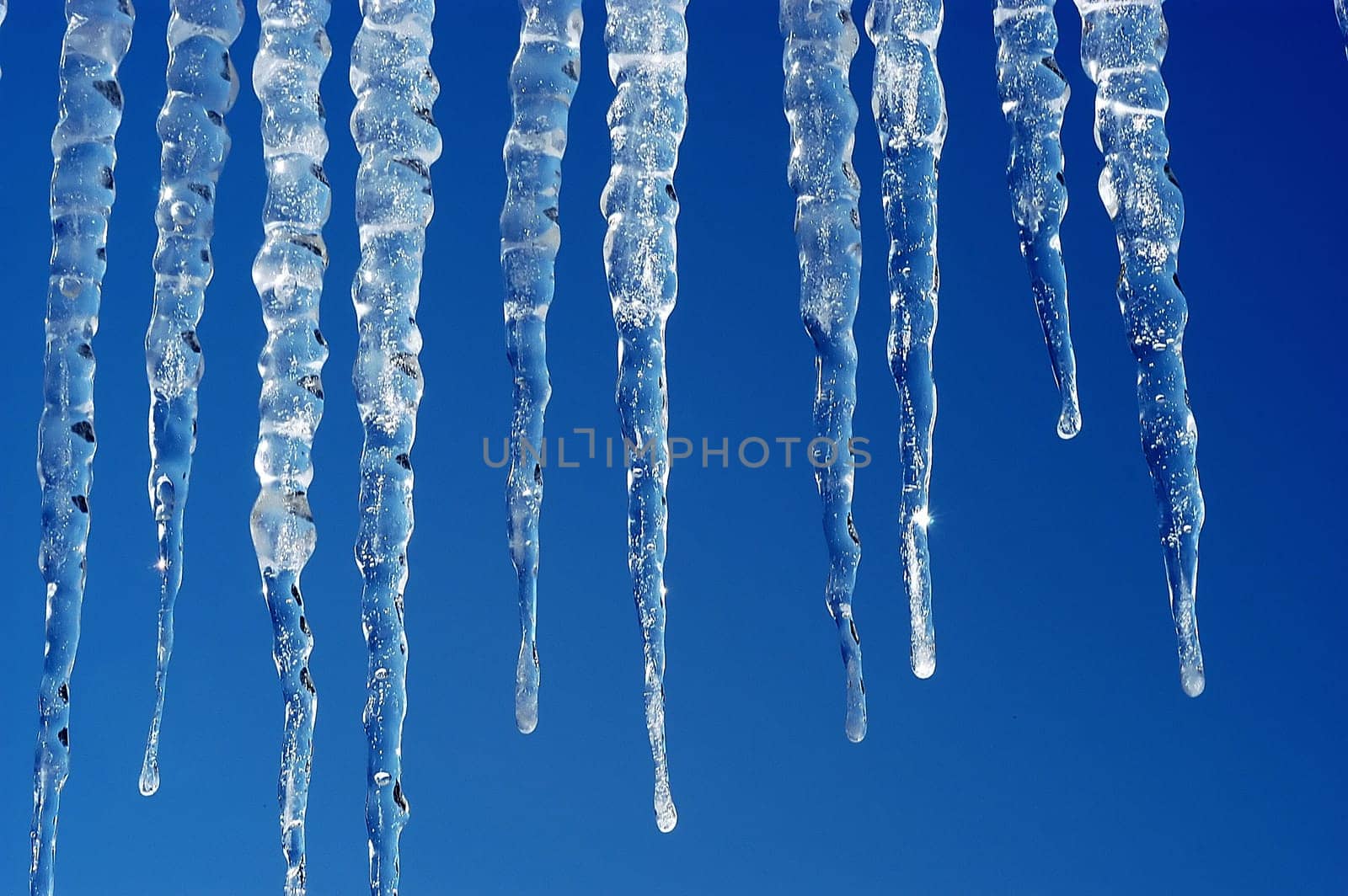 A wire after a frost sprinkler