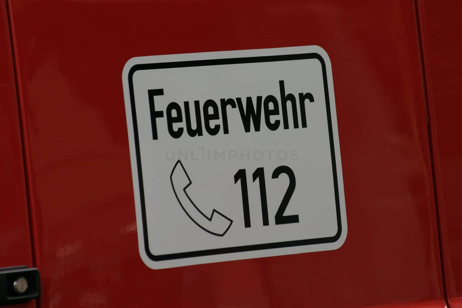 Fire emergency number 112