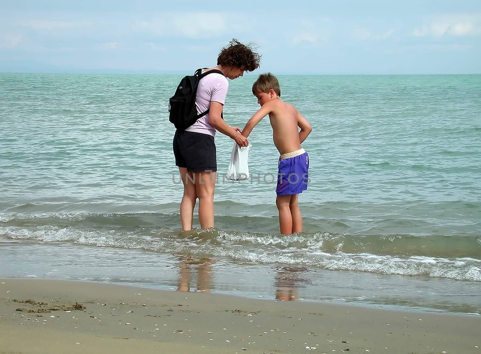Collecting shells