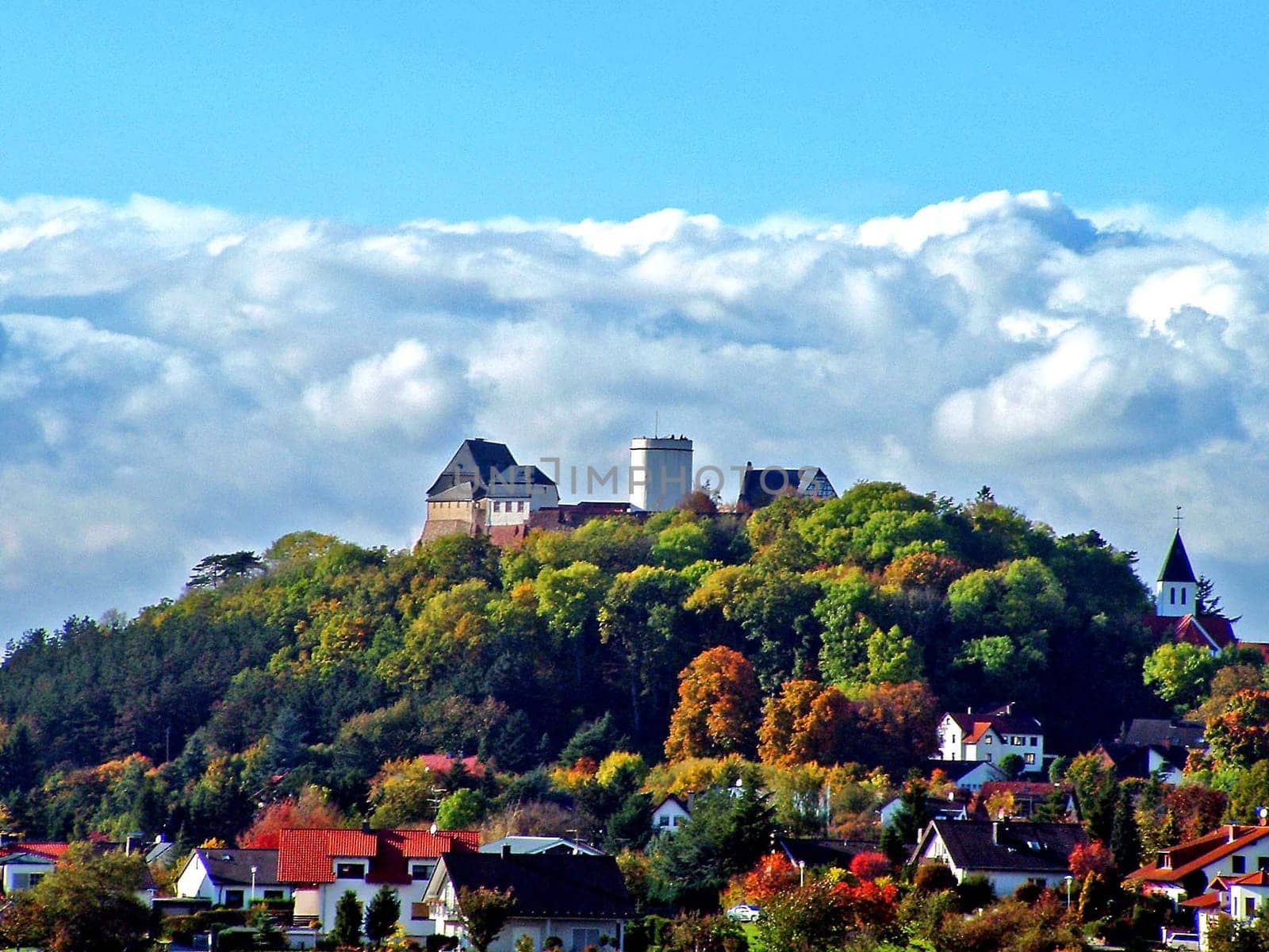 Otzberg Castle in Hesse / Odenwald Recording with teleconverter