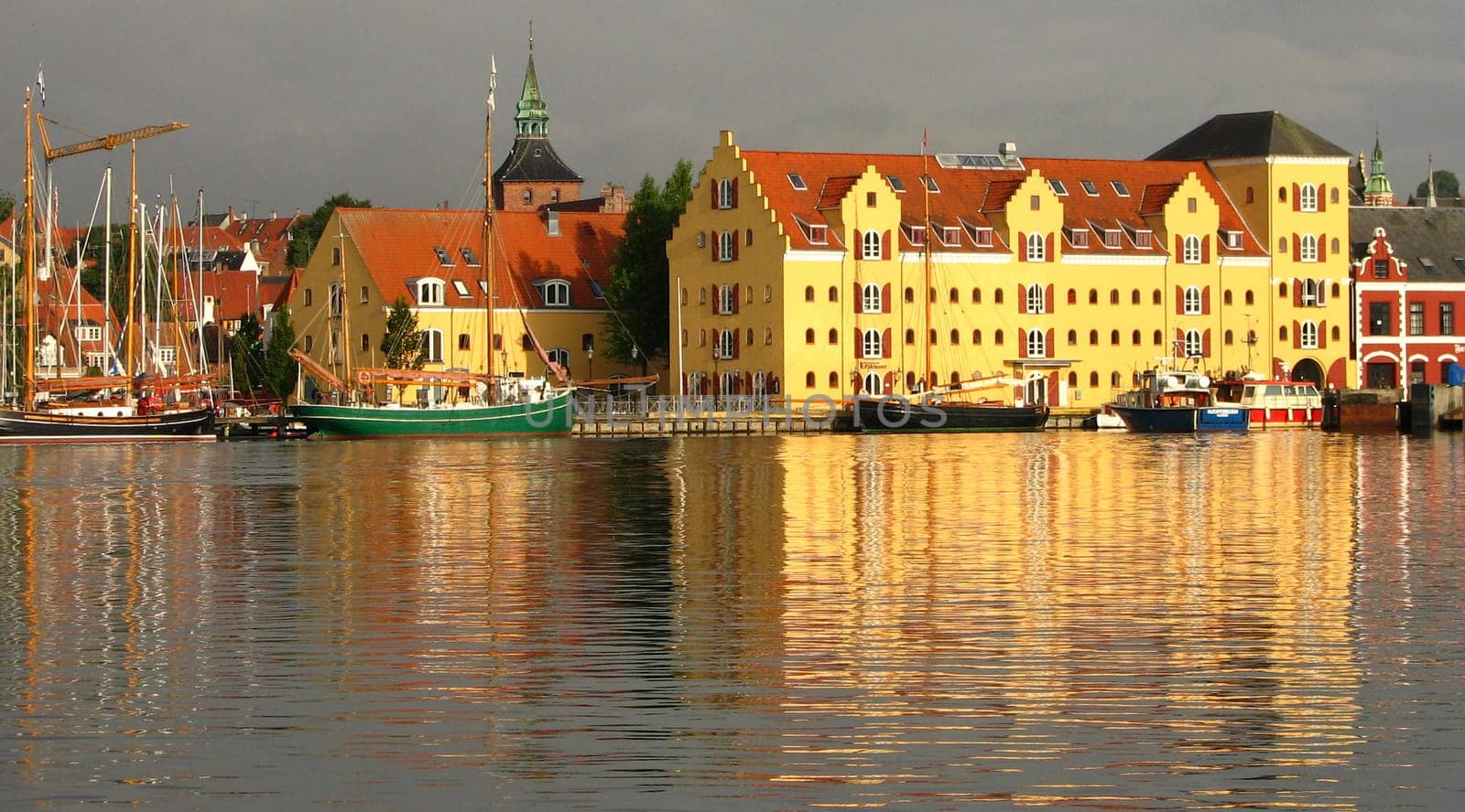 Svendborg Museum Harbour on the island of Funen/Denmark