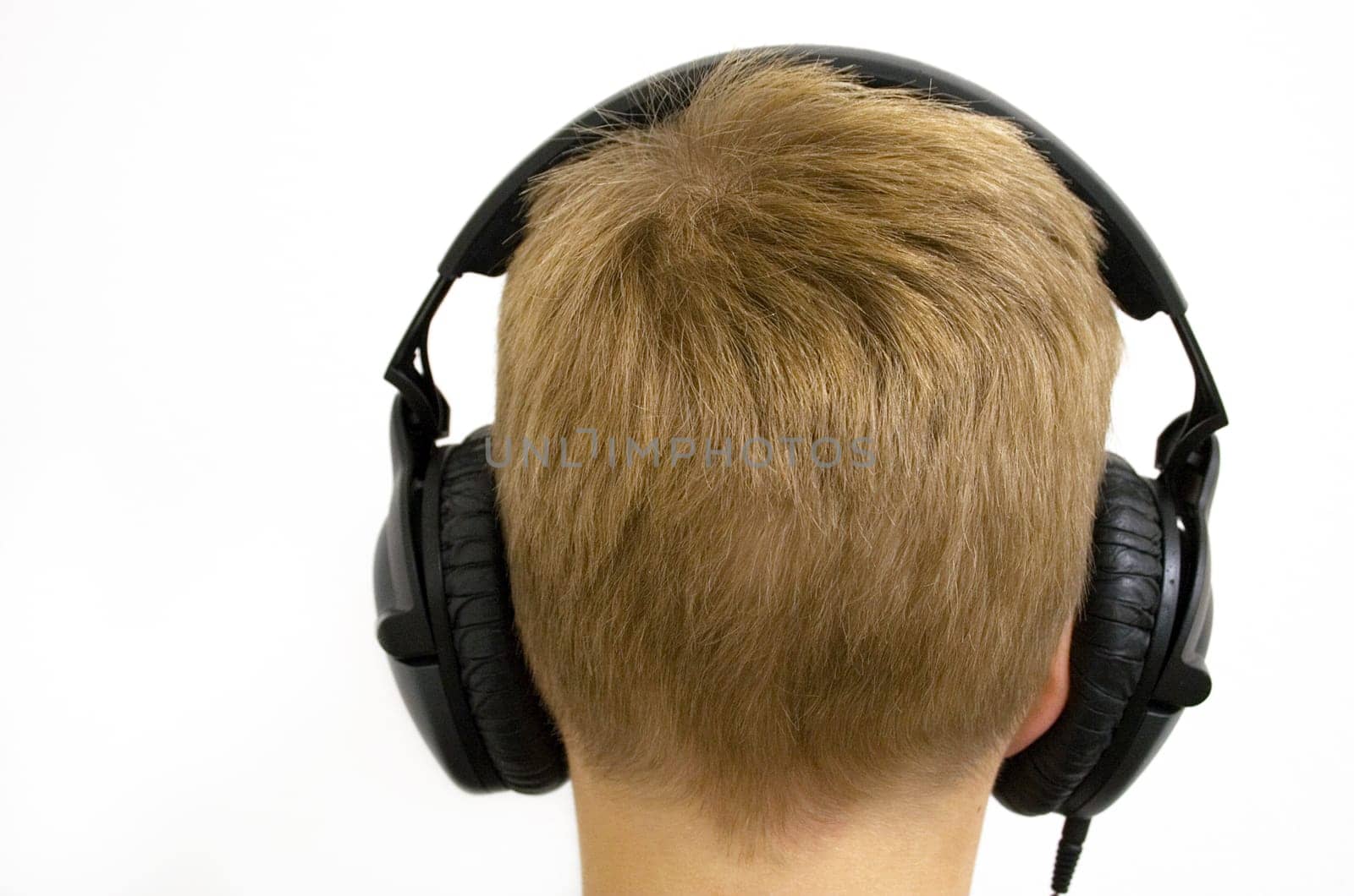 Child with headphones