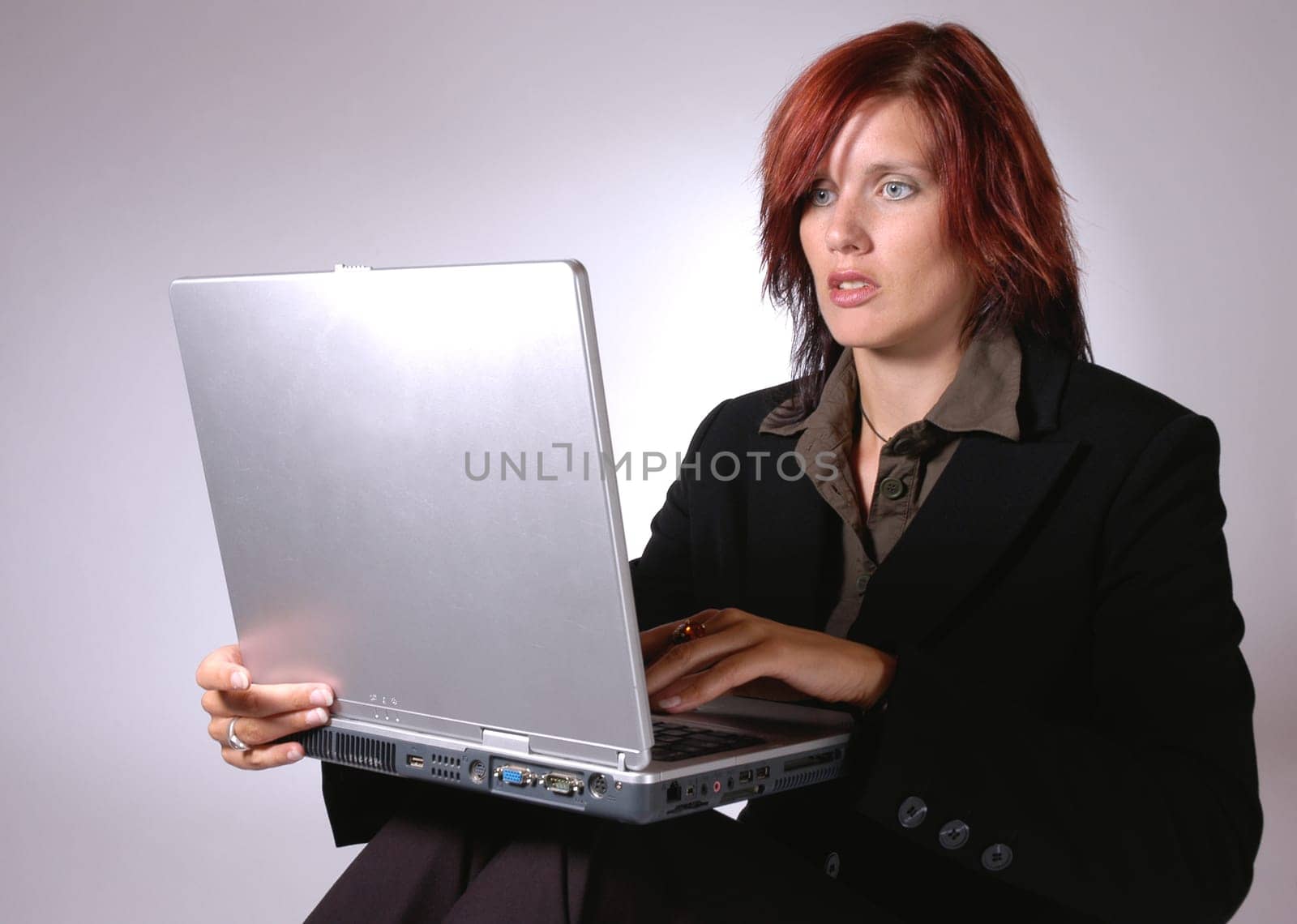 Woman with laptop