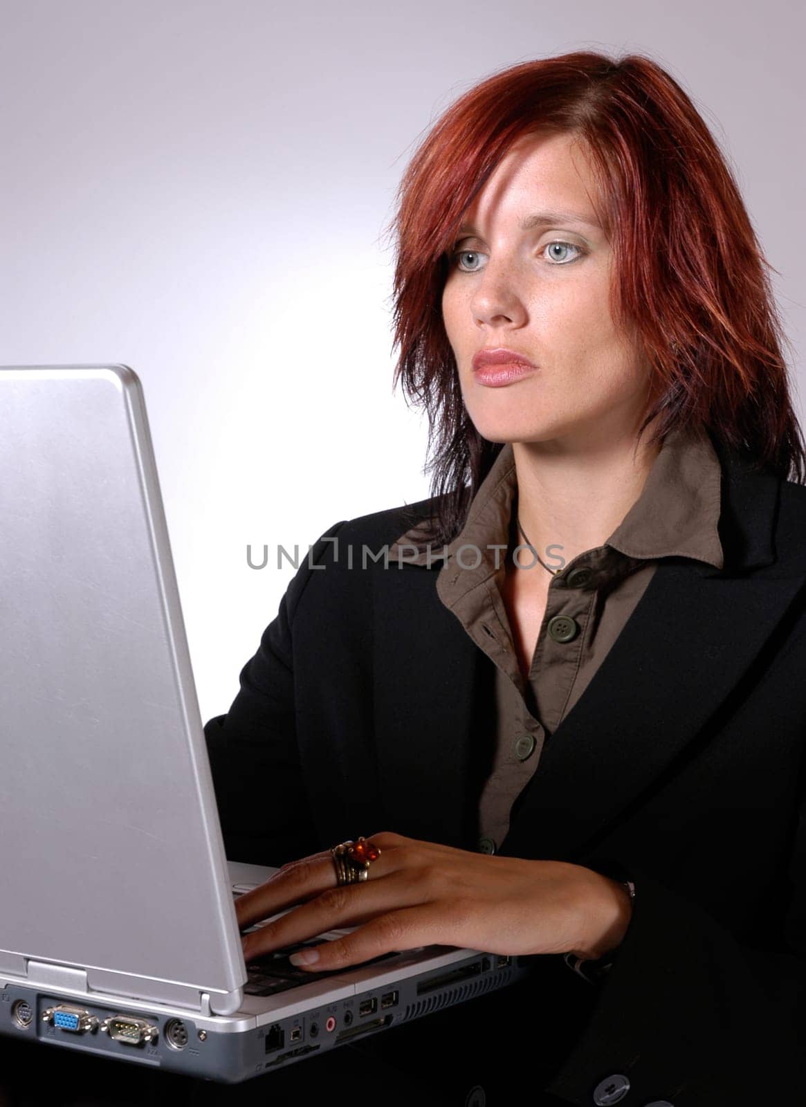 Woman with laptop