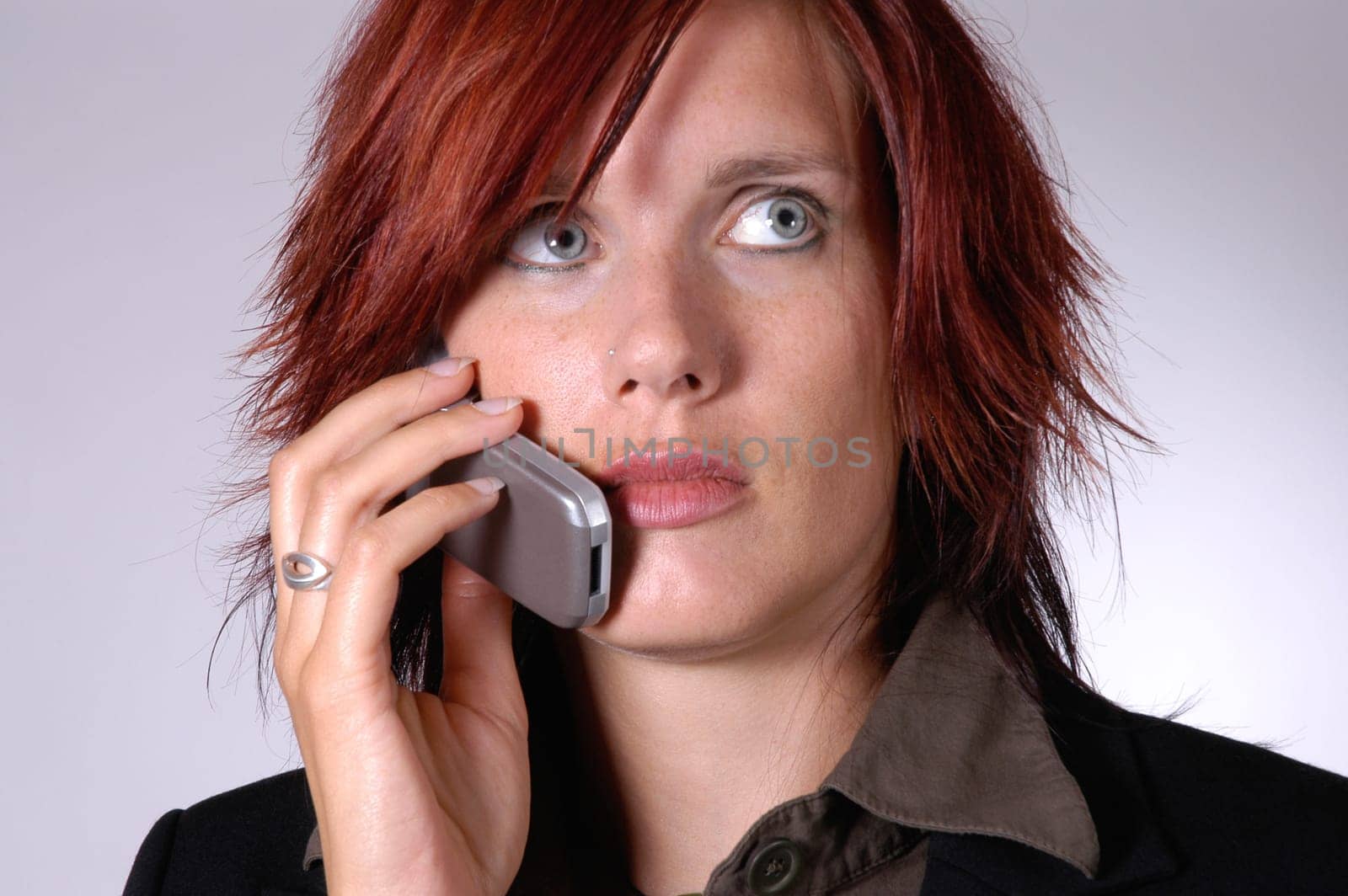 woman with cellphone