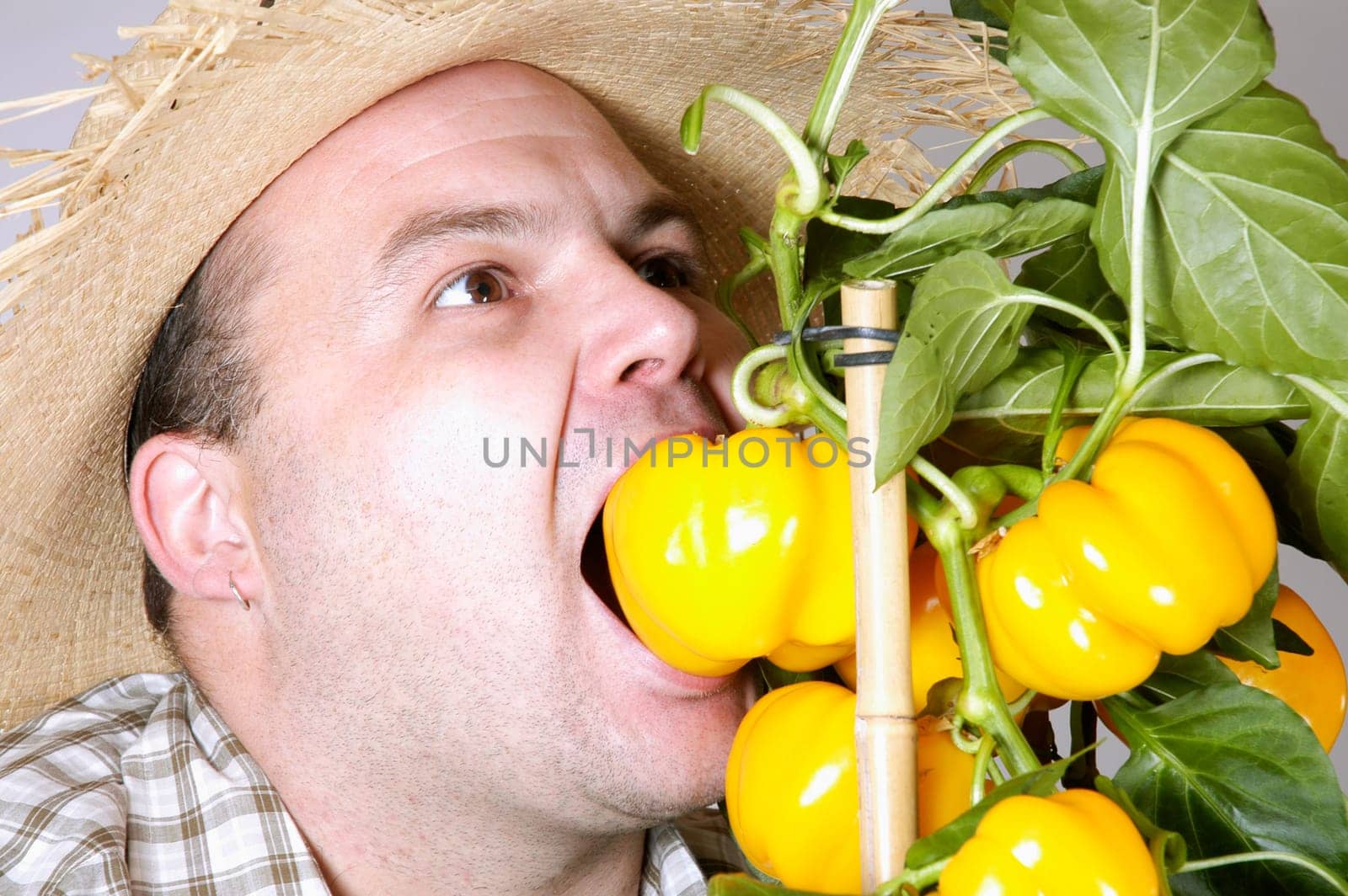 Proud gardener