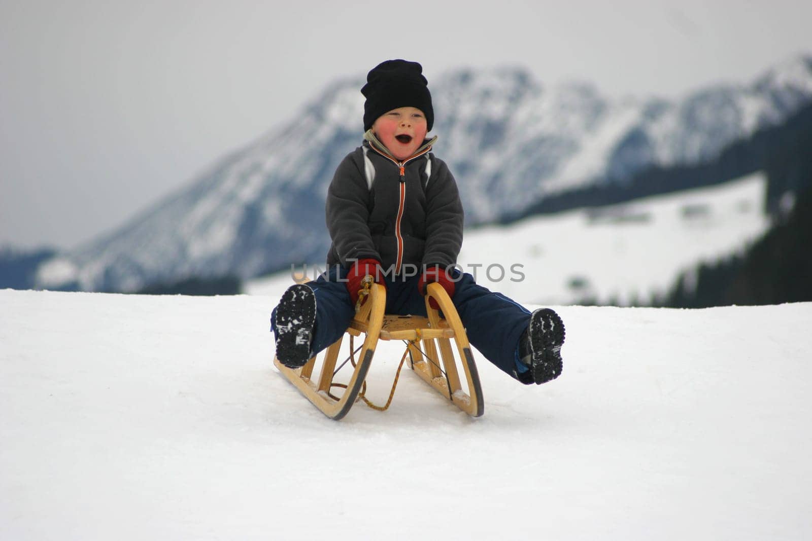 Tobogganing fun no.1