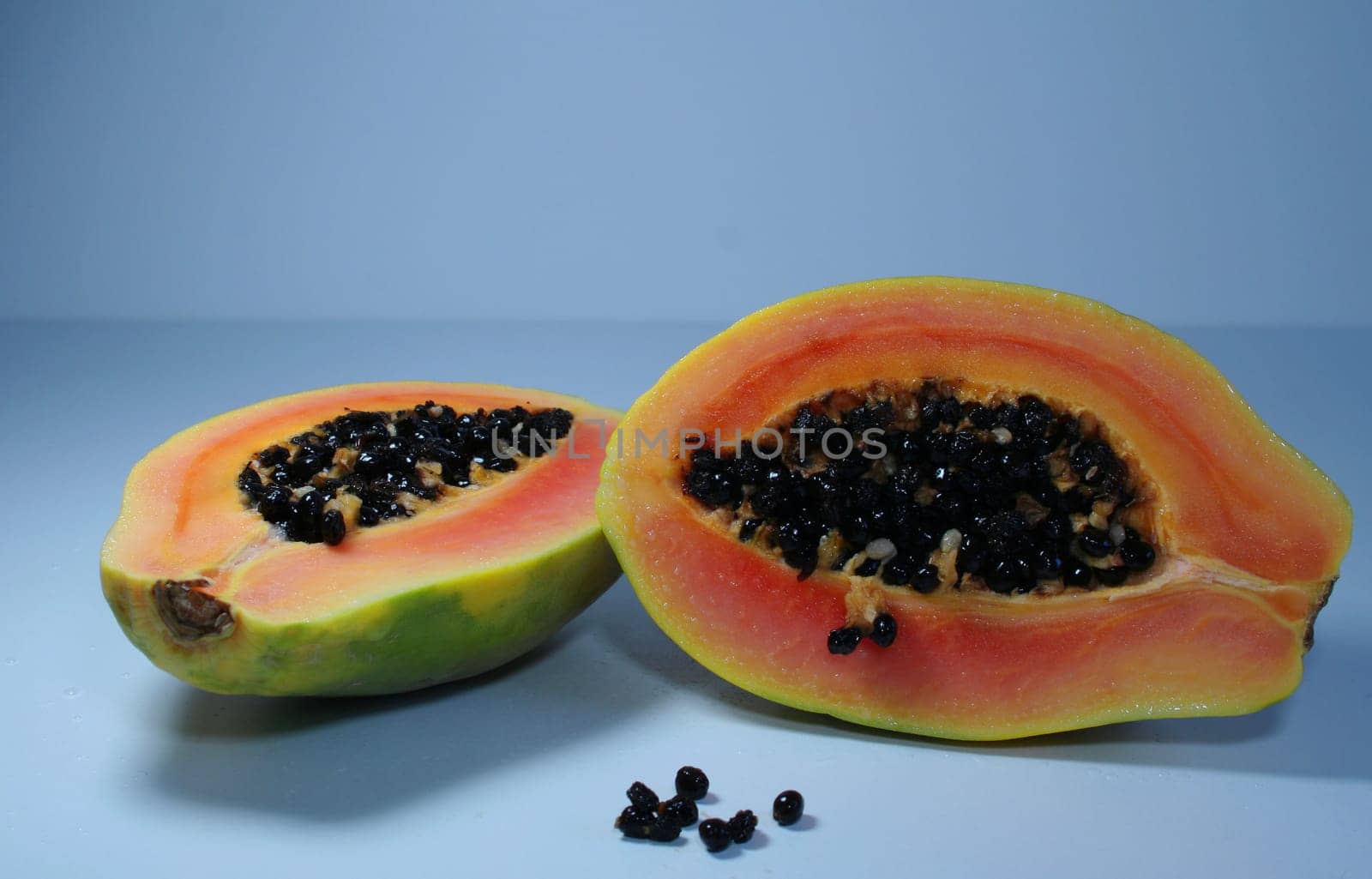 Papaya halves
