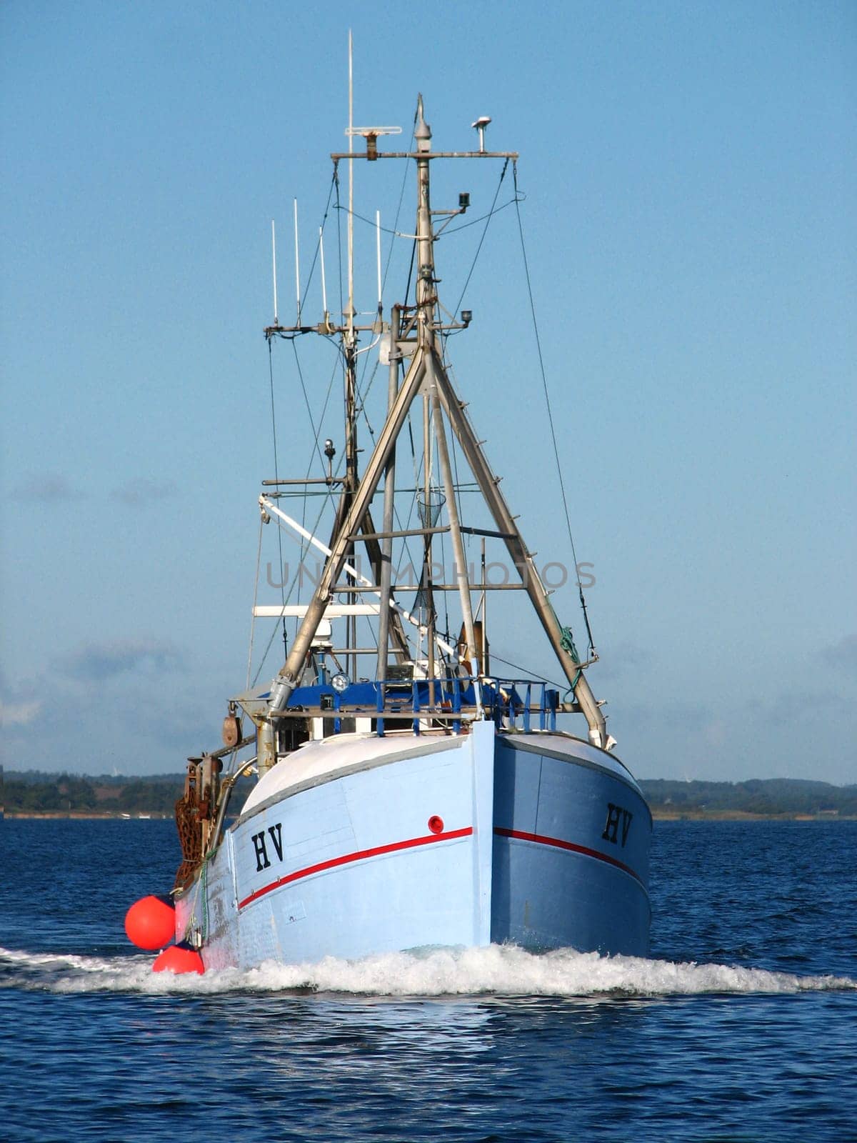 Fishing boats are always a great motif.