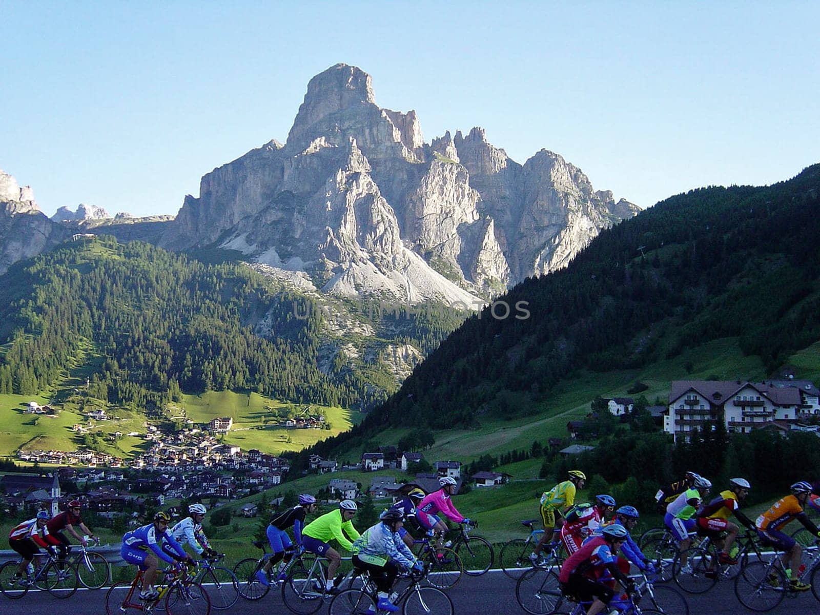 At the Dolomites Marathon,South Tyrol,Italy