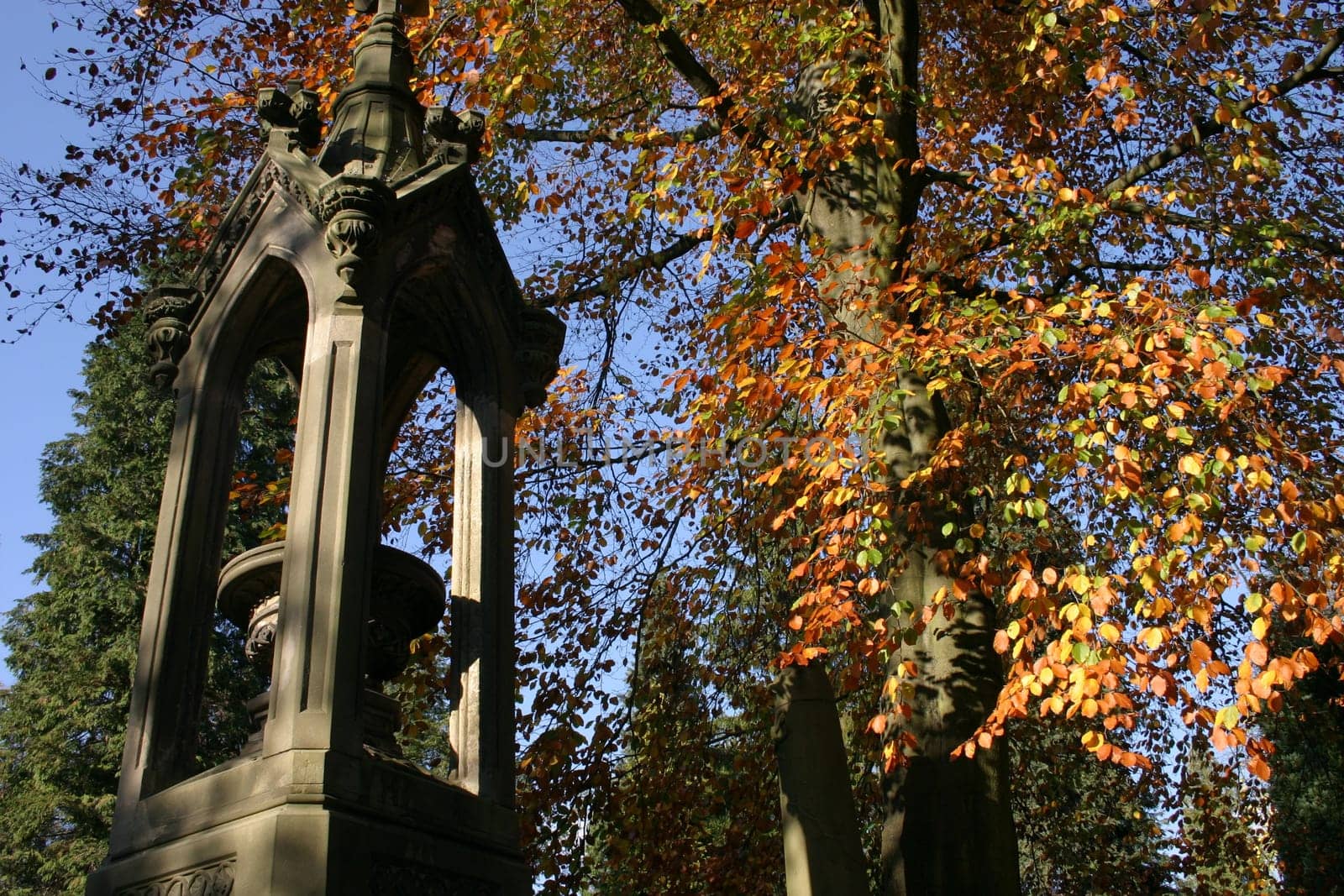 Funerary monument in a cemetery