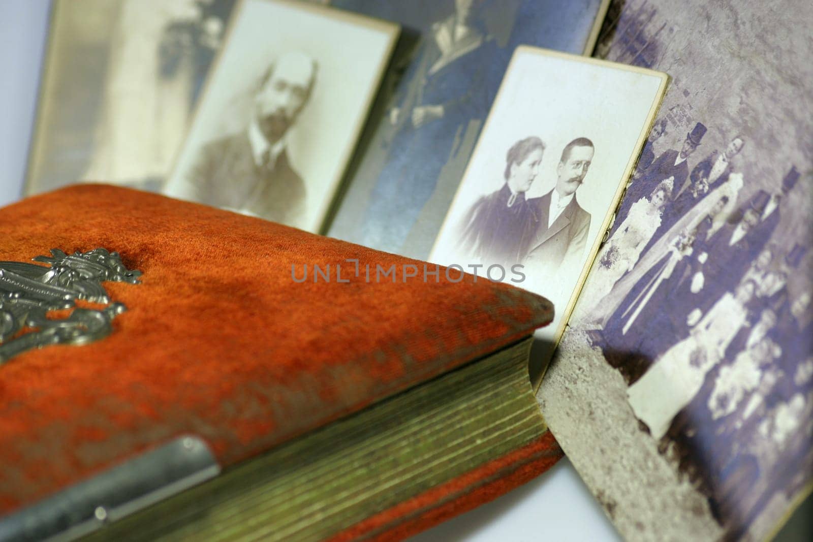 Ancient photos with album