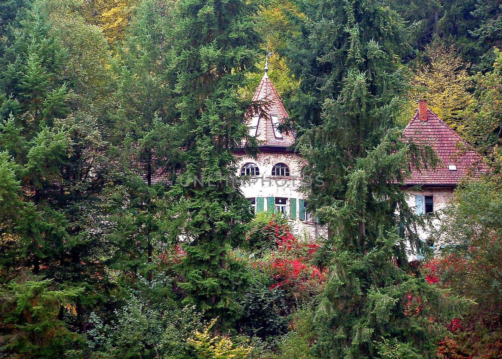 Schlösschen in Watterbach,Odenwald,Bayern