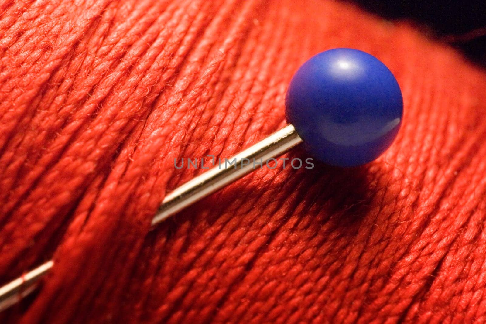 Pin and sewing thread I